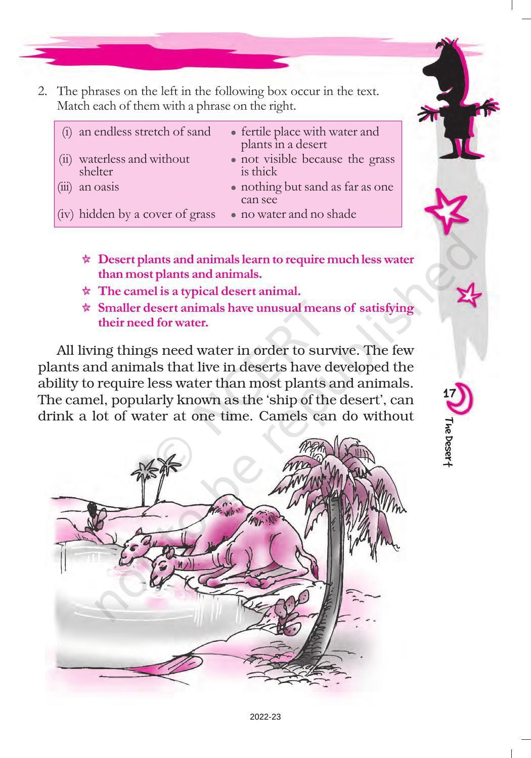 NCERT Book for Class 7 English (An Alien Hand): Chapter 3-The Desert - Page 3