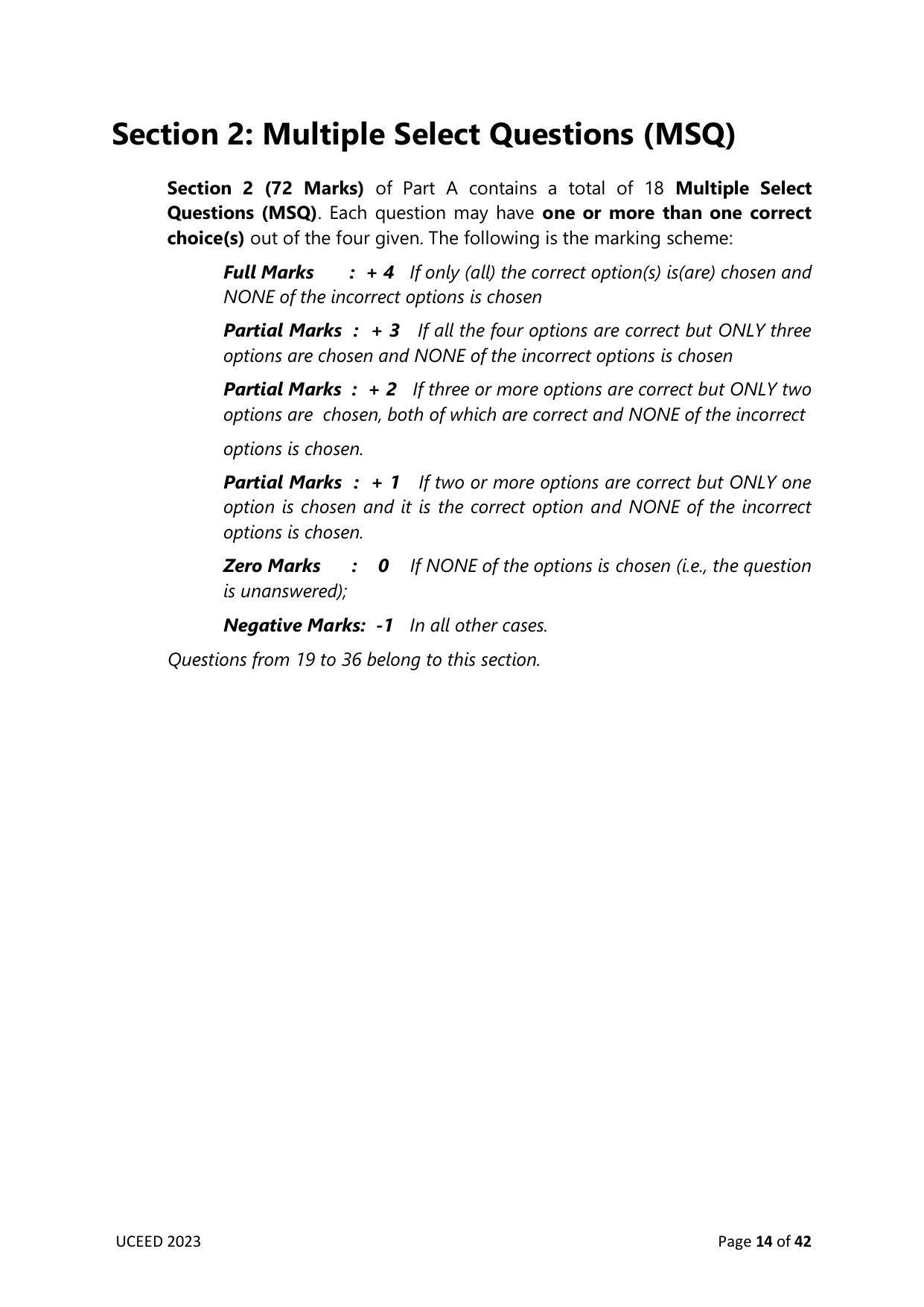 UCEED 2023 Question Paper - Page 14