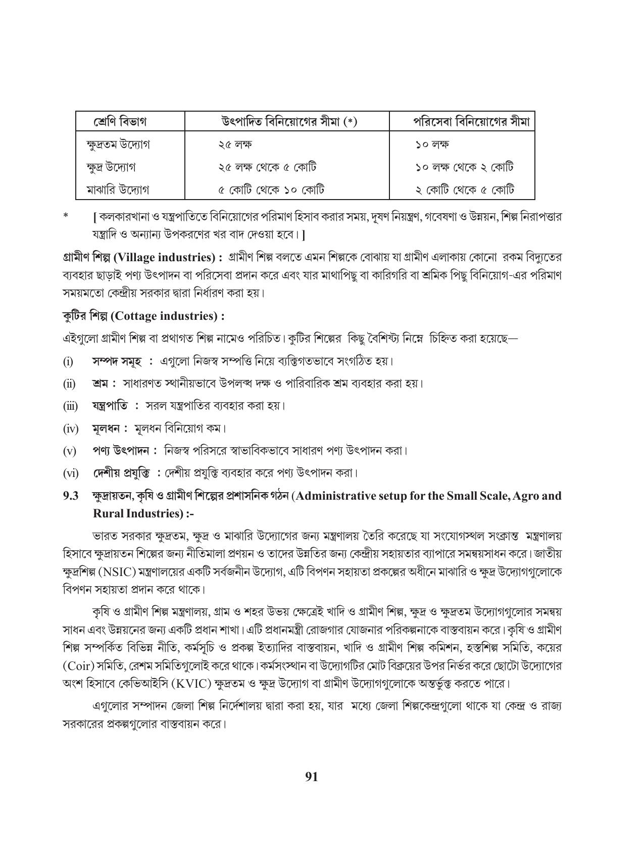 Tripura Board Class 11 Business Studies Bengali Version Workbooks - Page 95