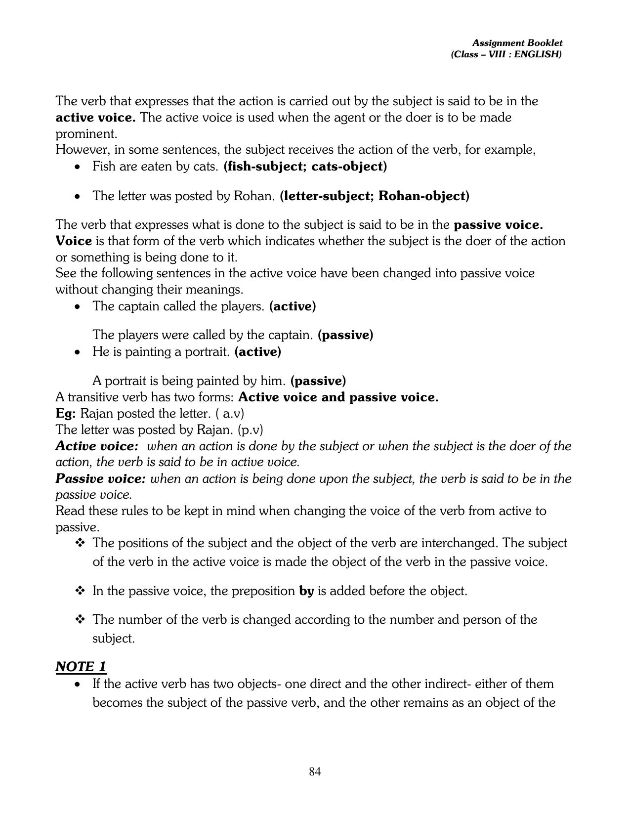 CBSE Worksheets for Class 8 English Assignment 17 - Page 9