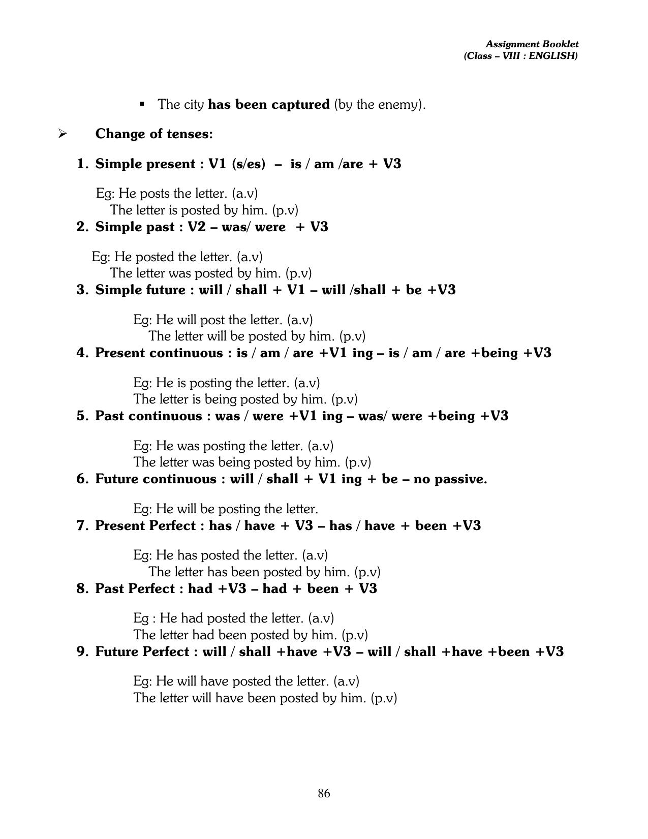 CBSE Worksheets for Class 8 English Assignment 17 - Page 11