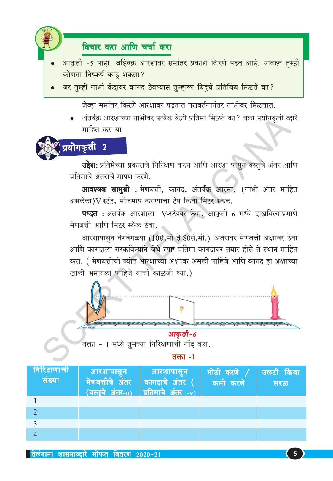 TS SCERT Class 10 Physical Science  (Marathi Medium) Text Book - Page 17