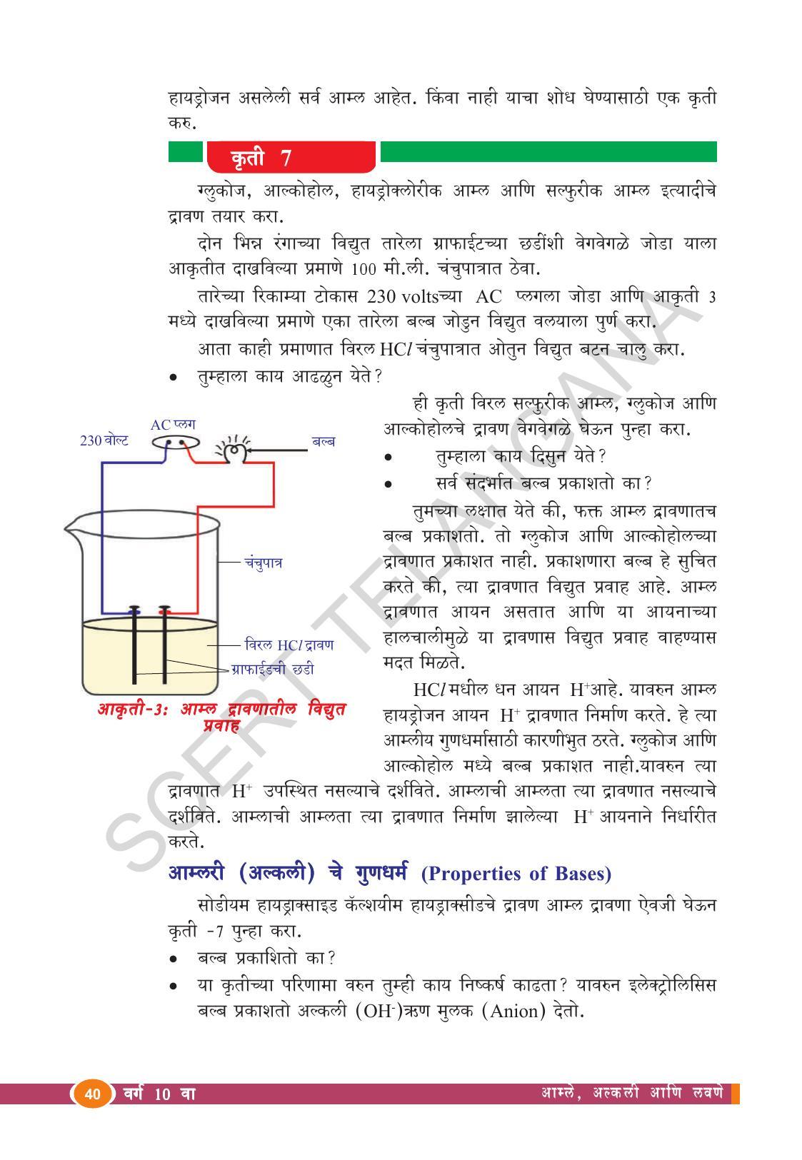 TS SCERT Class 10 Physical Science  (Marathi Medium) Text Book - Page 52