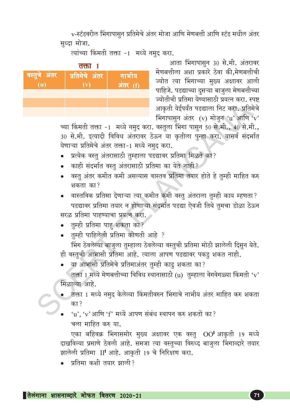 TS SCERT Class 10 Physical Science  (Marathi Medium) Text Book - Page 83