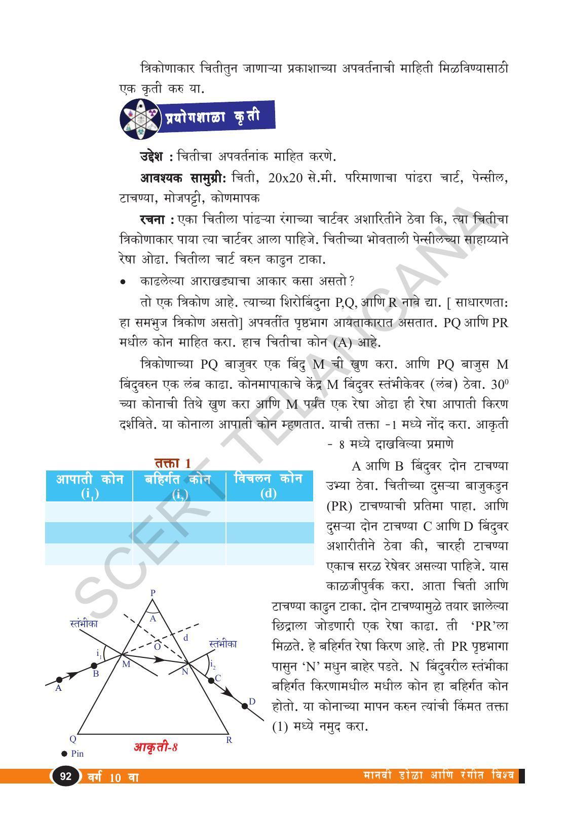 TS SCERT Class 10 Physical Science  (Marathi Medium) Text Book - Page 104