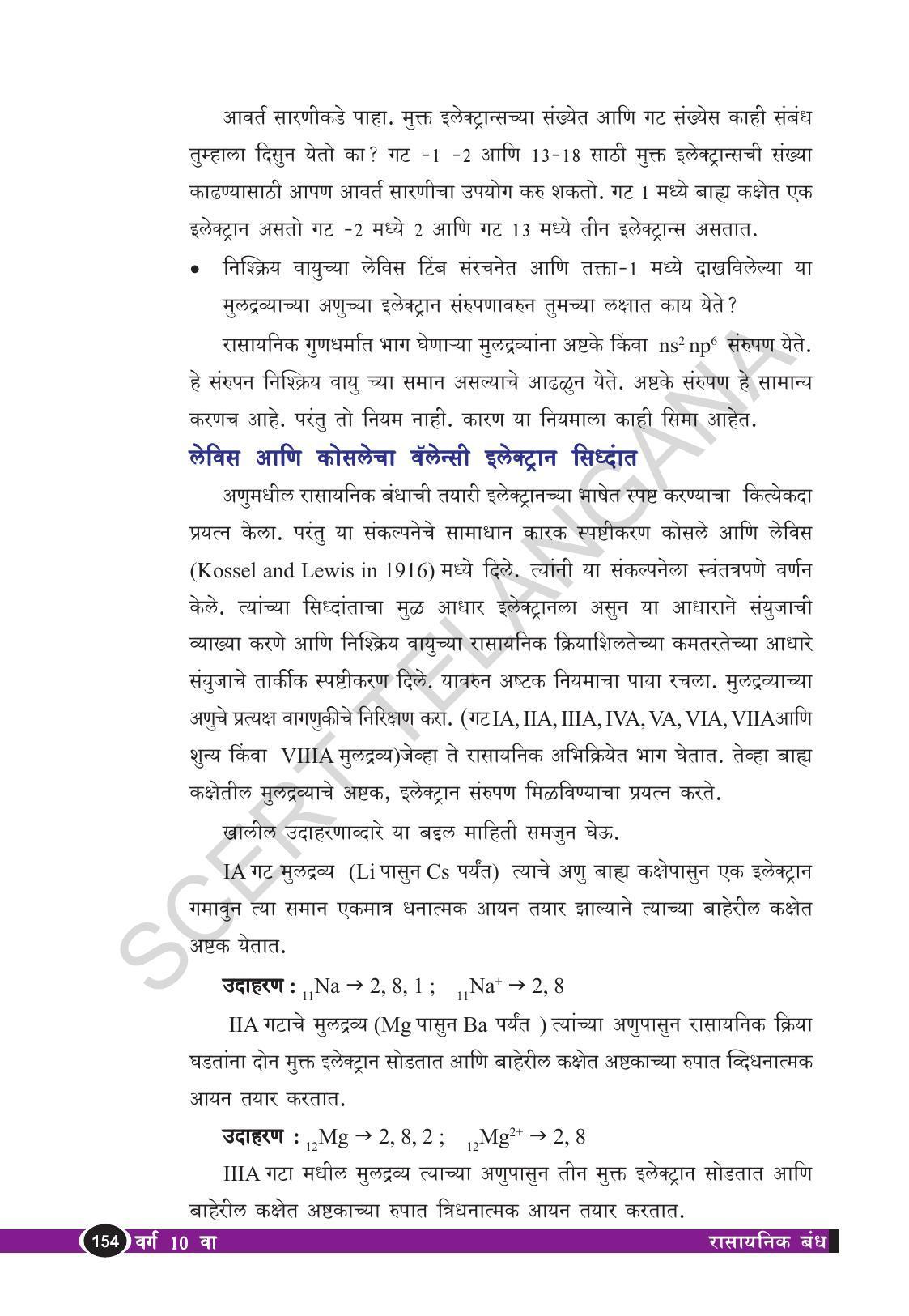 TS SCERT Class 10 Physical Science  (Marathi Medium) Text Book - Page 166