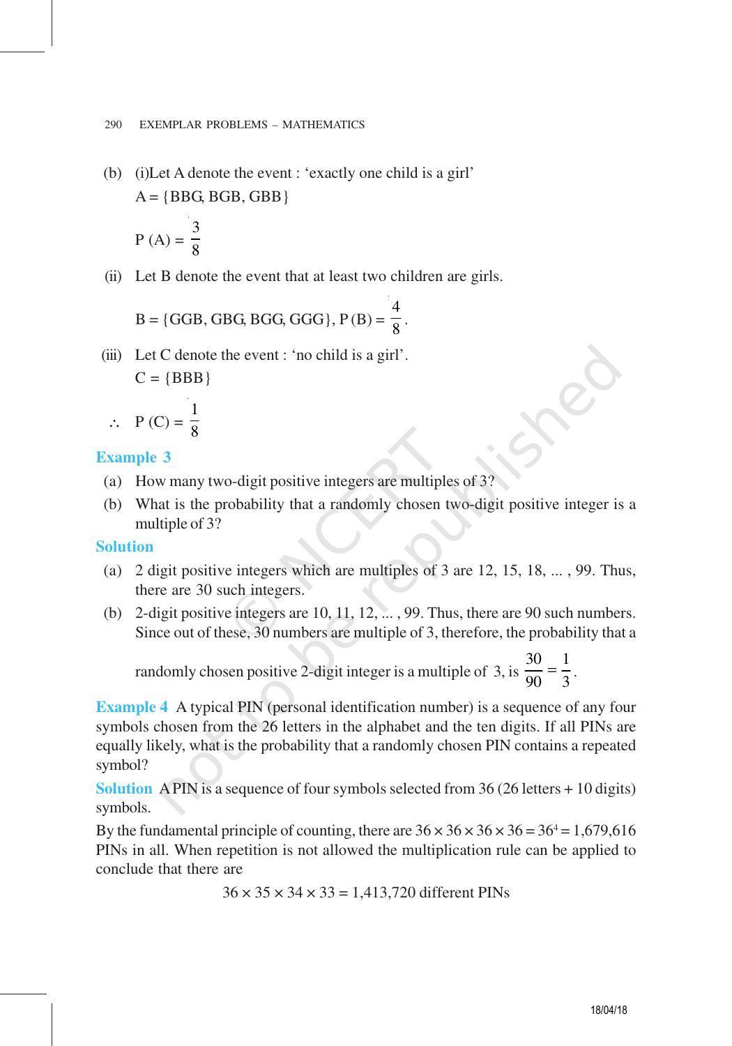 NCERT Exemplar Book for Class 11 Maths: Chapter 16 Probability - Page 7