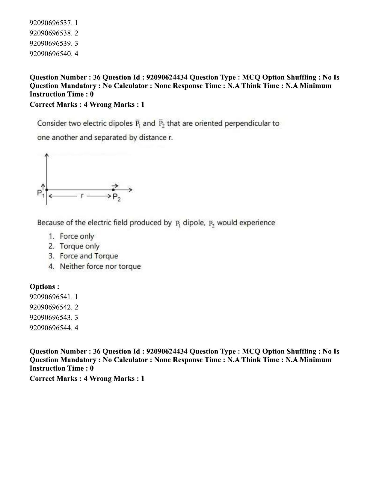 CUET PG 2023: SCQP29 – Atmospheric Science (Eng) - Shift 3 (24-06-2023) Question Paper  - Page 34