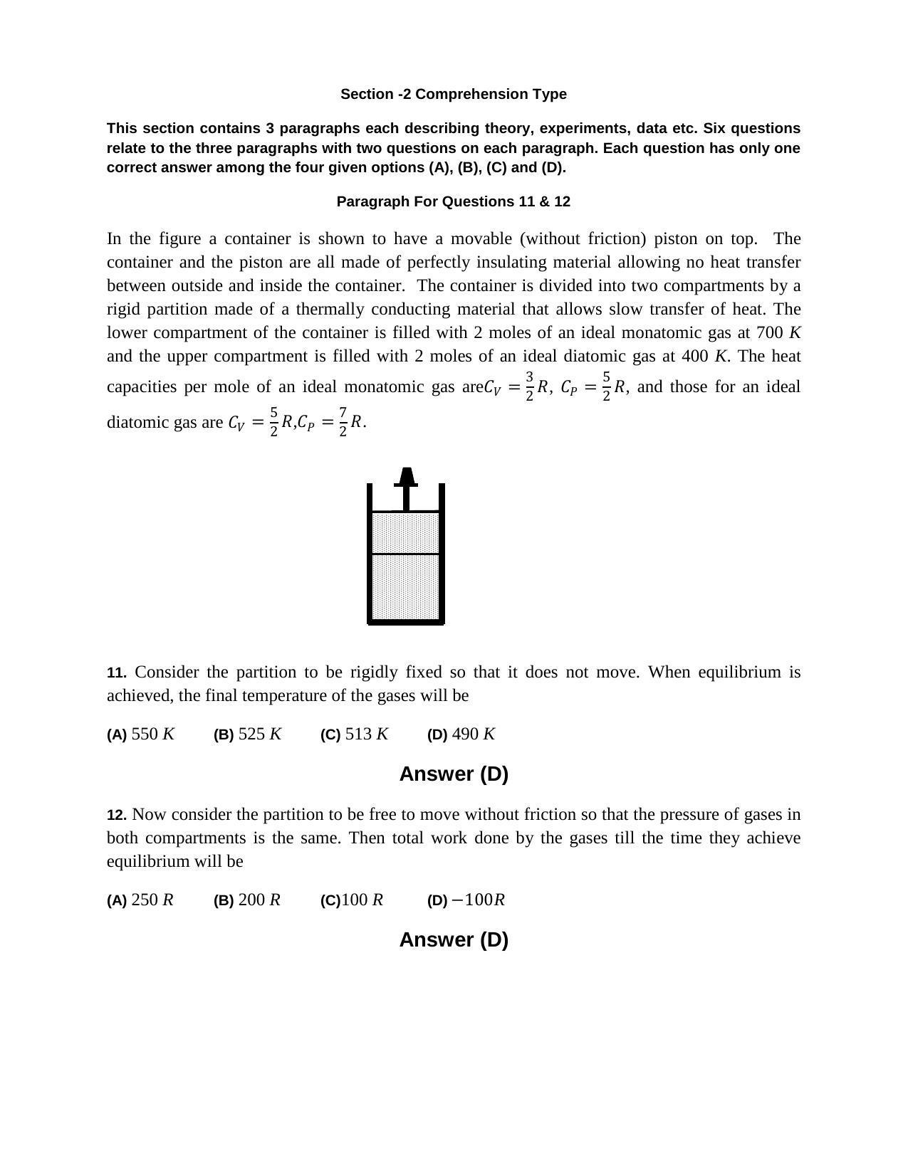 JEE (Advanced) 2014 Paper II Question Paper - Page 6