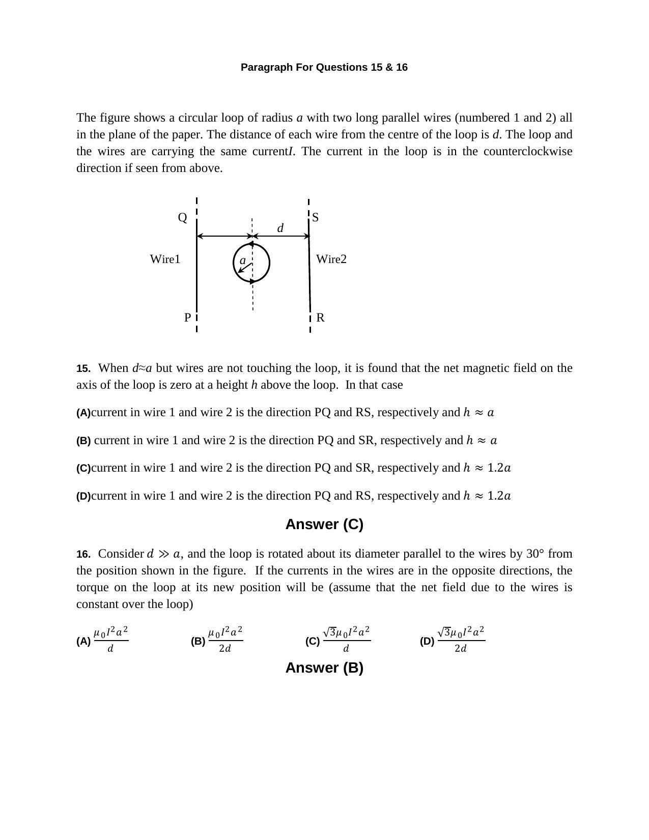 JEE (Advanced) 2014 Paper II Question Paper - Page 8