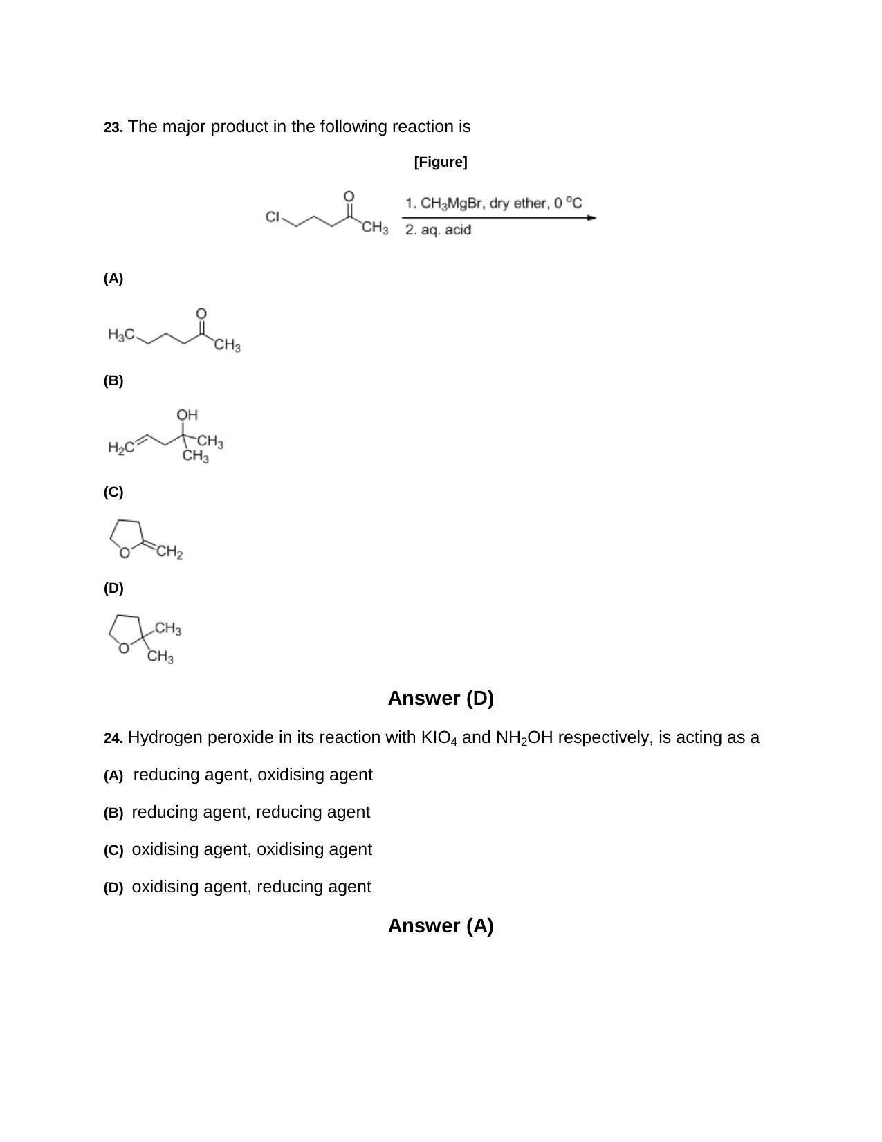 JEE (Advanced) 2014 Paper II Question Paper - Page 15