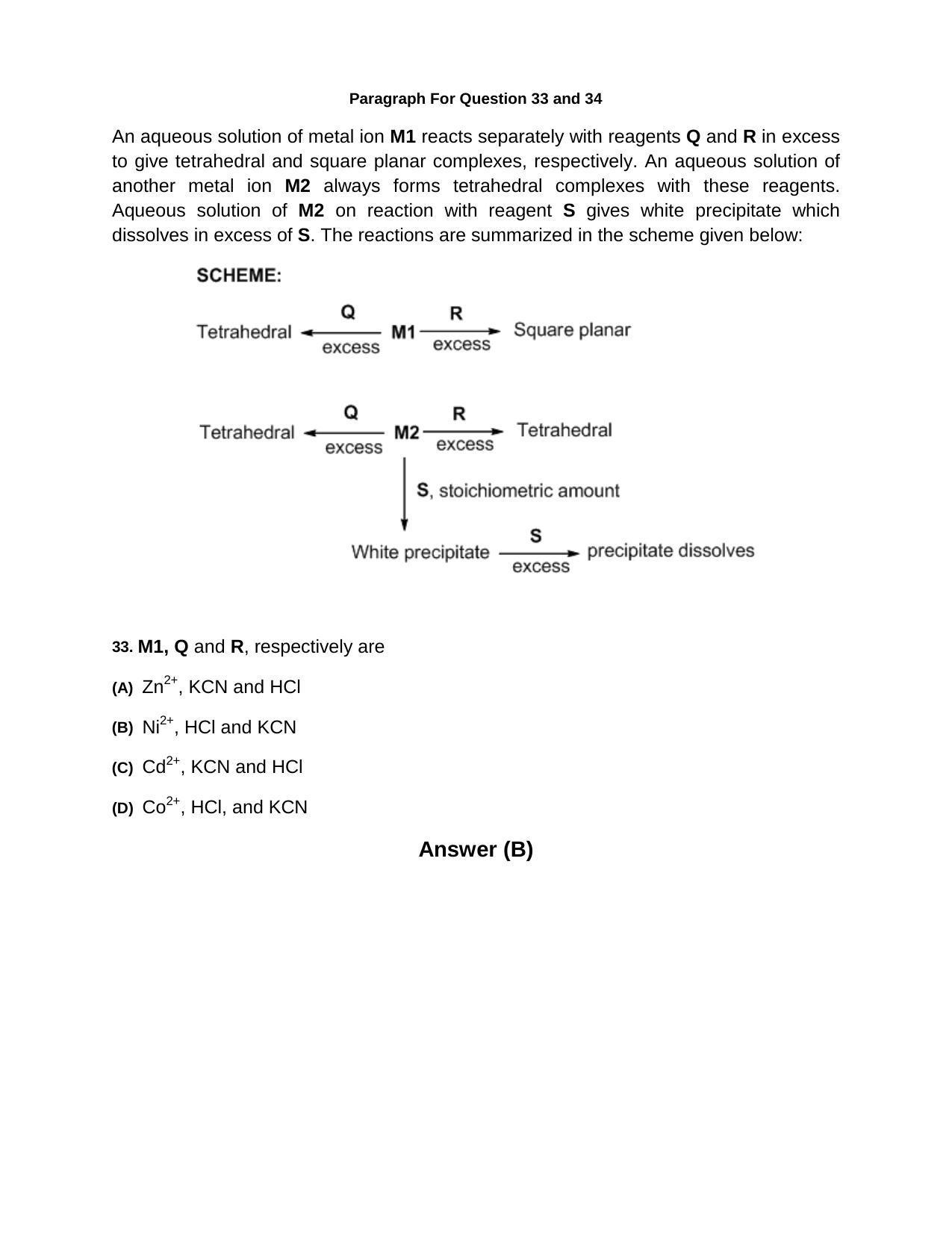 JEE (Advanced) 2014 Paper II Question Paper - Page 21