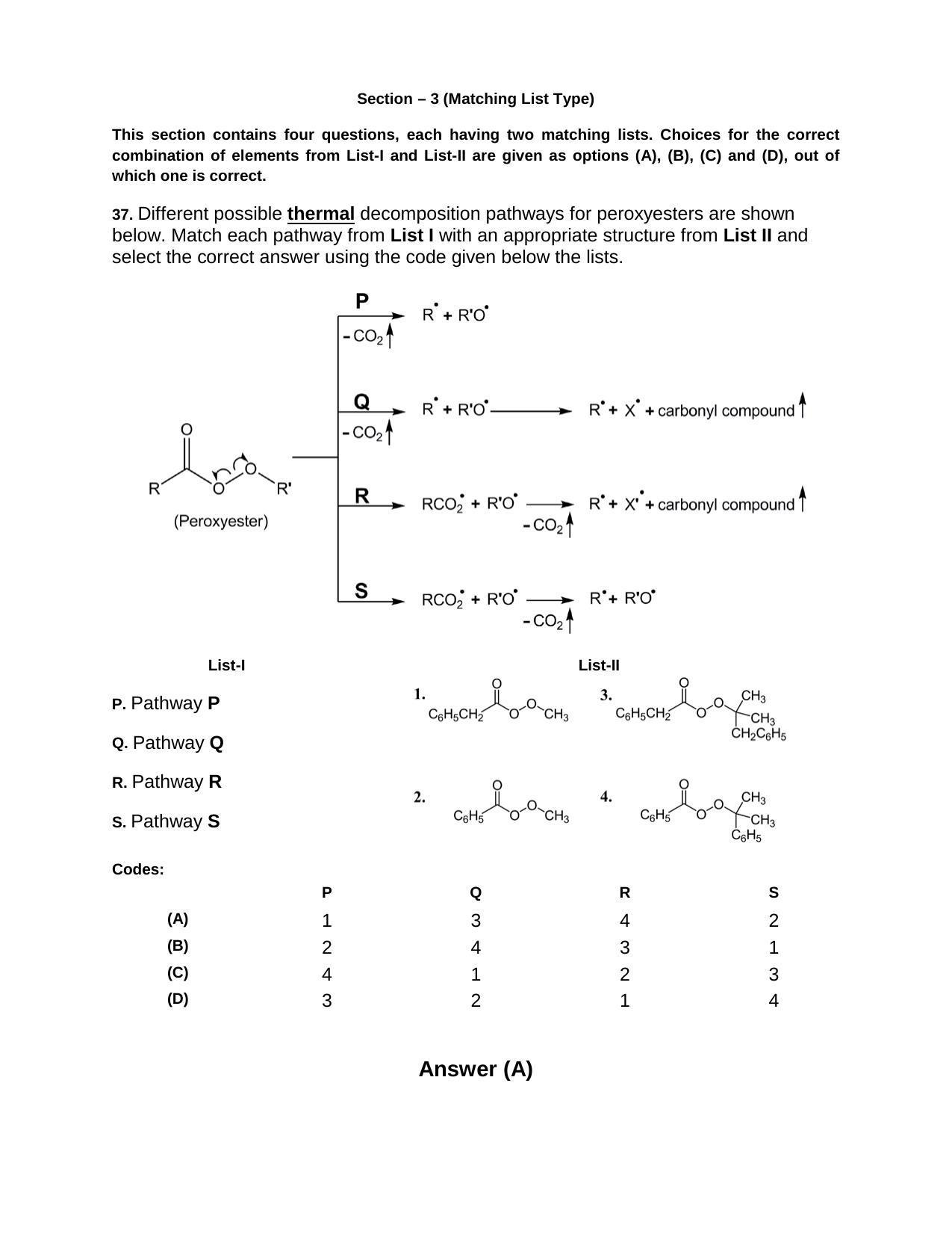 JEE (Advanced) 2014 Paper II Question Paper - Page 25