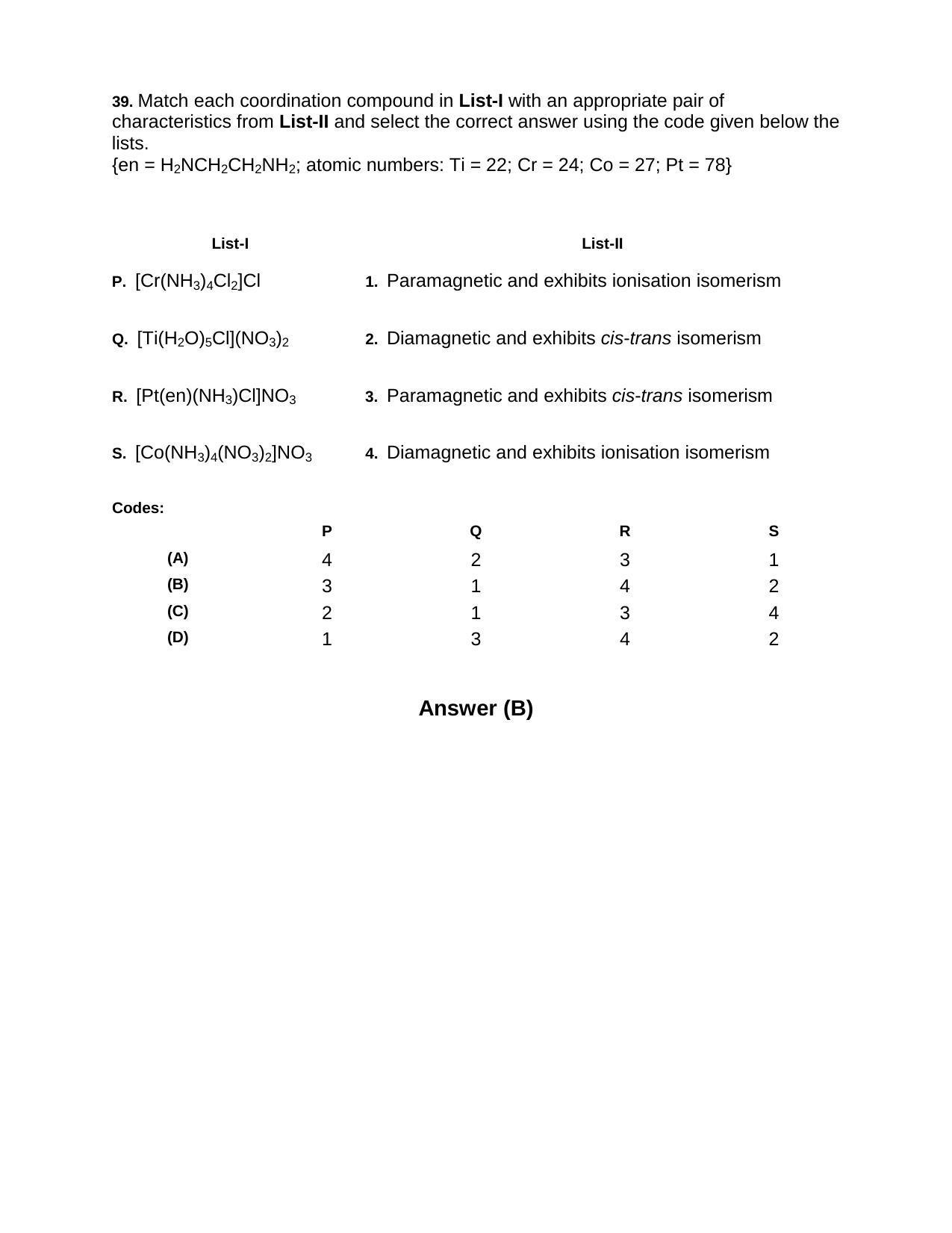 JEE (Advanced) 2014 Paper II Question Paper - Page 27
