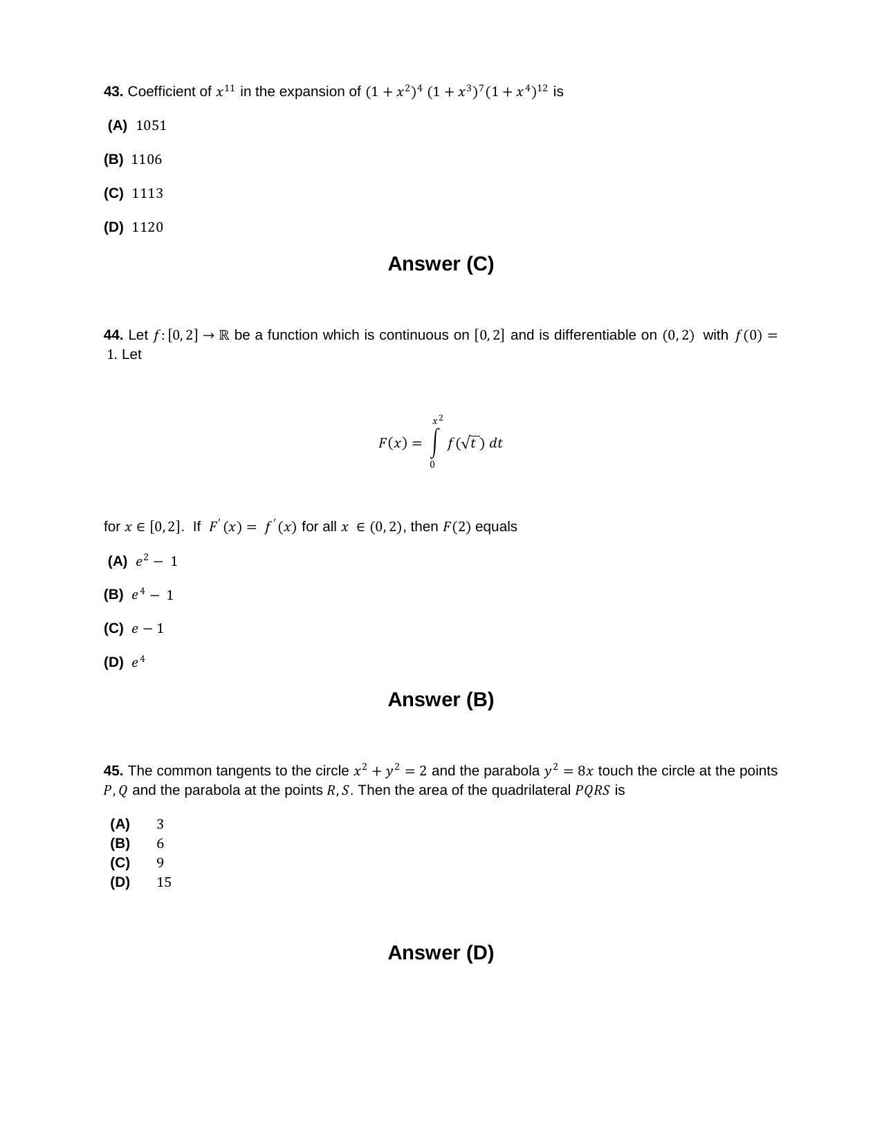 JEE (Advanced) 2014 Paper II Question Paper - Page 30