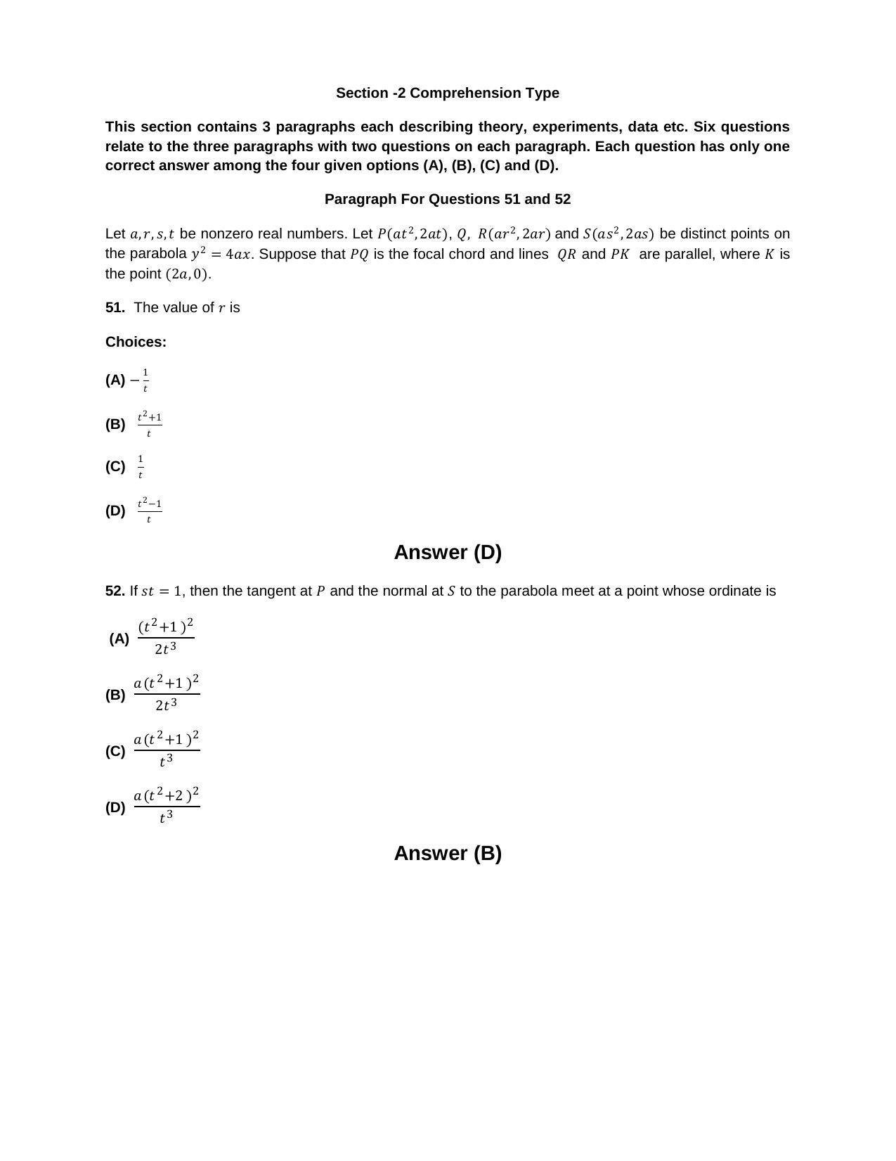 JEE (Advanced) 2014 Paper II Question Paper - Page 33