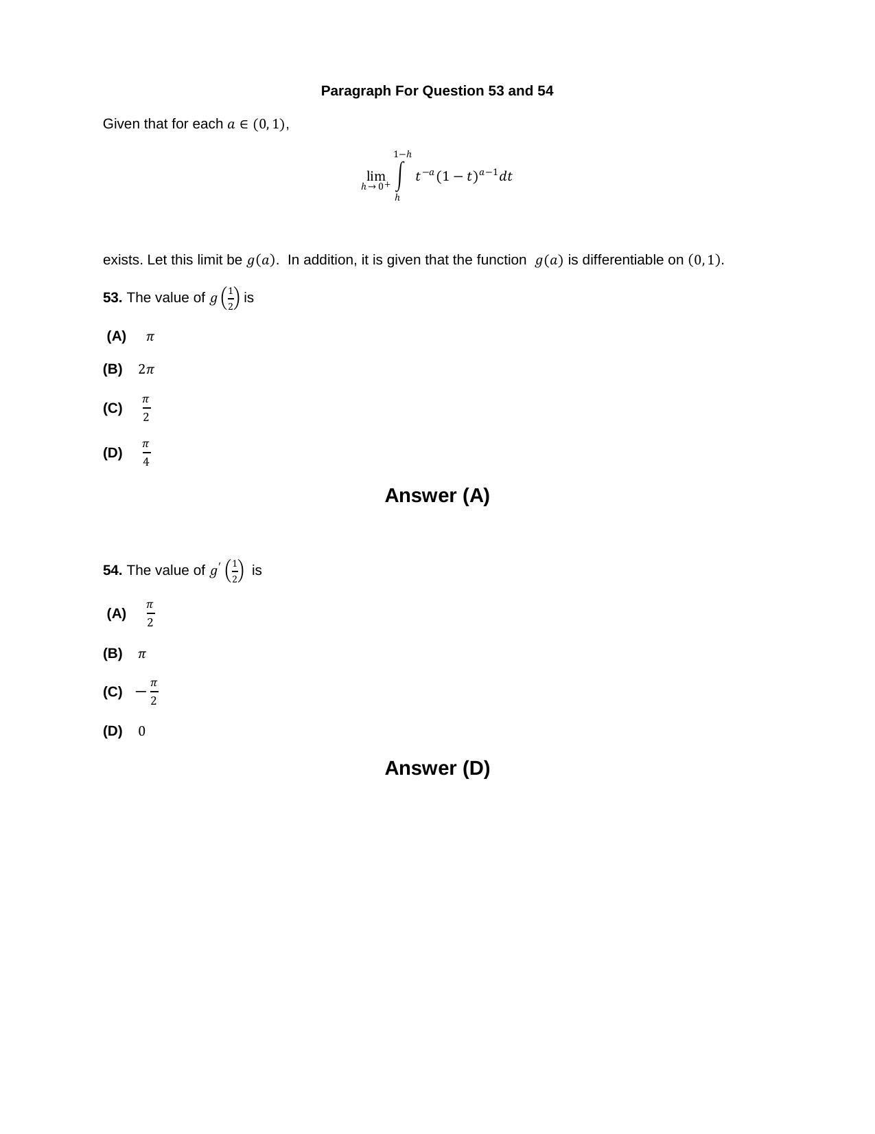 JEE (Advanced) 2014 Paper II Question Paper - Page 34