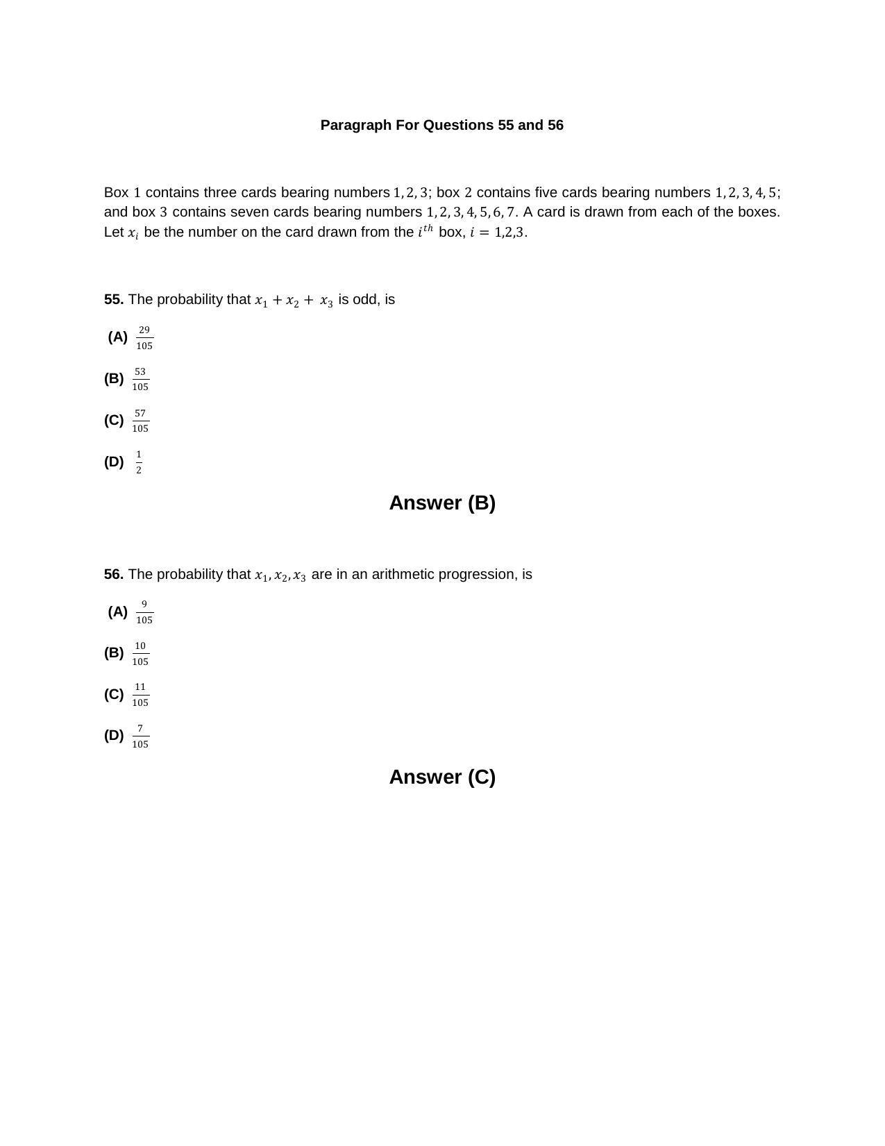 JEE (Advanced) 2014 Paper II Question Paper - Page 35