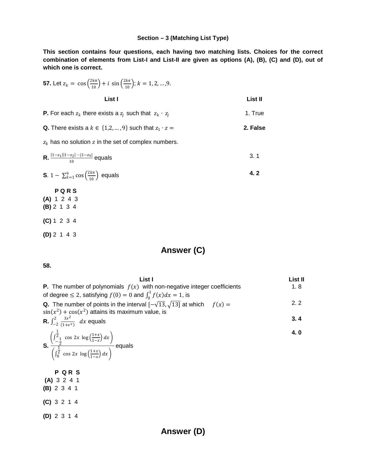 JEE (Advanced) 2014 Paper II Question Paper - Page 36