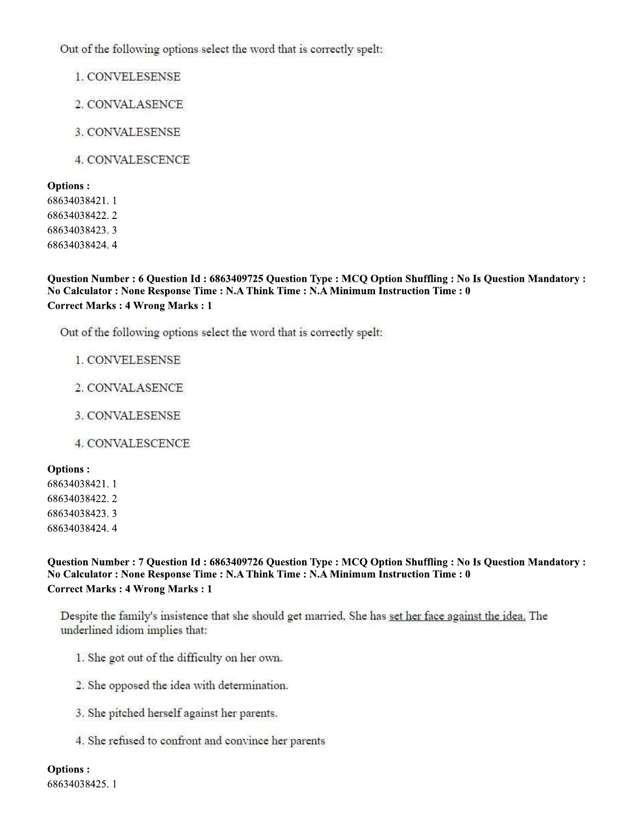 CUET PG 2023: LAQP19 – Kokborok (Eng.)-shift 2 (07-06-2023) Question Paper - Page 8