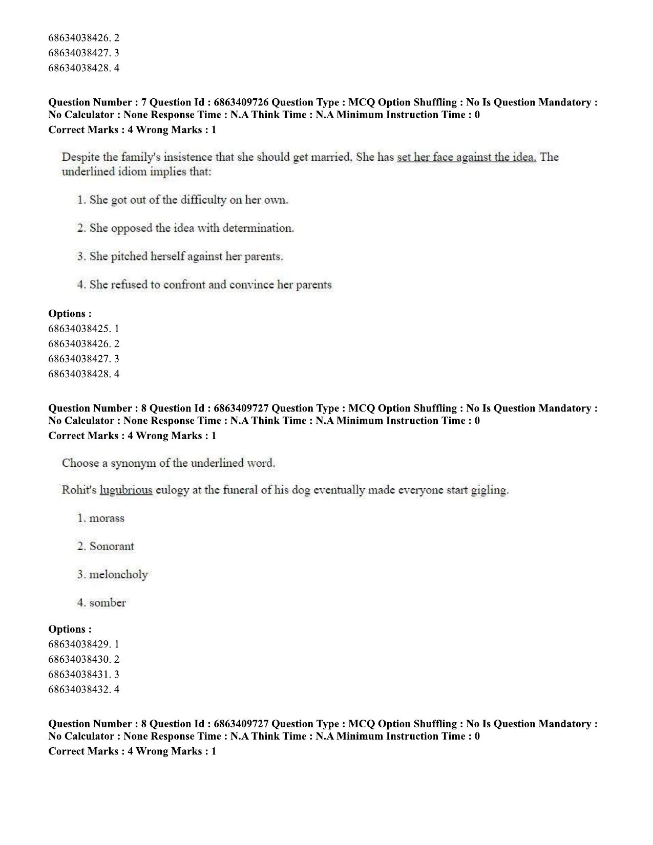 CUET PG 2023: LAQP19 – Kokborok (Eng.)-shift 2 (07-06-2023) Question Paper - Page 9