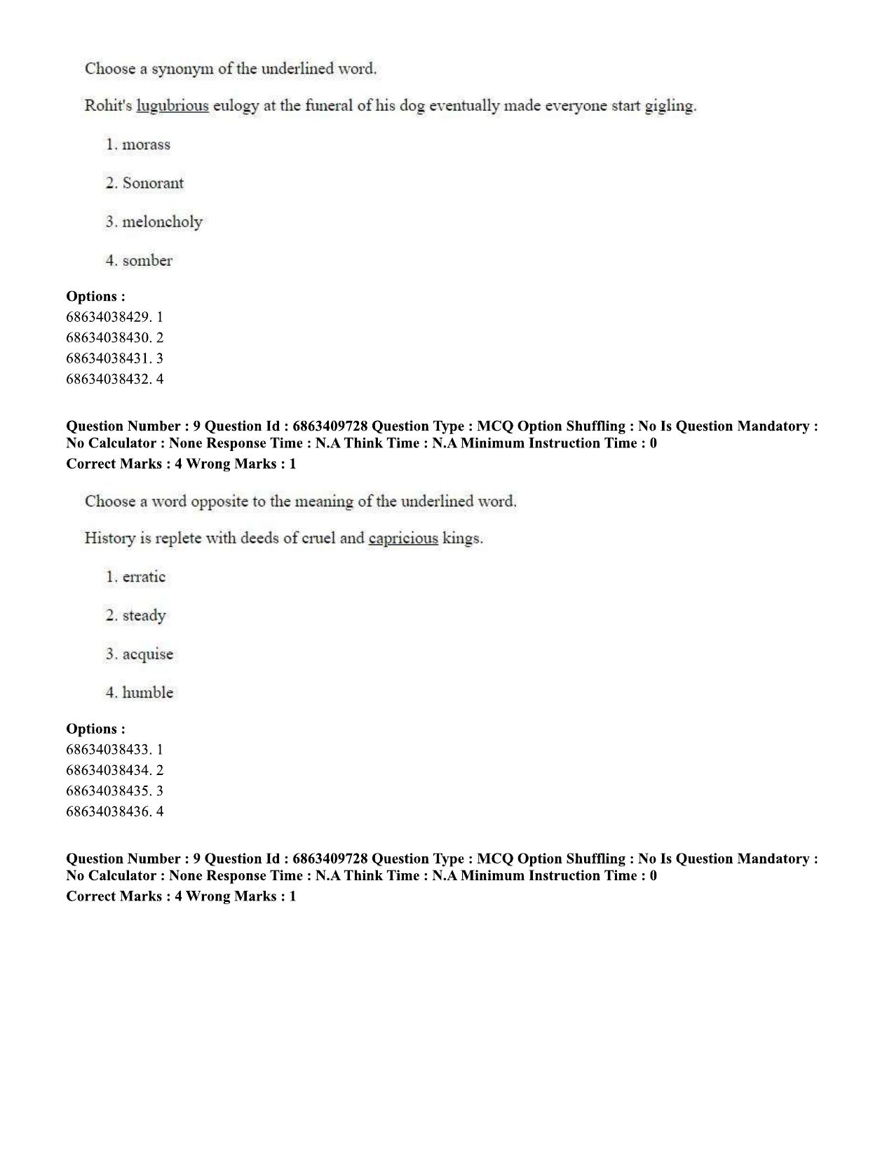 CUET PG 2023: LAQP19 – Kokborok (Eng.)-shift 2 (07-06-2023) Question Paper - Page 10