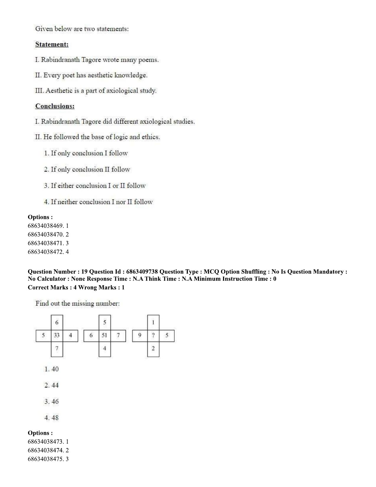 CUET PG 2023: LAQP19 – Kokborok (Eng.)-shift 2 (07-06-2023) Question Paper - Page 19