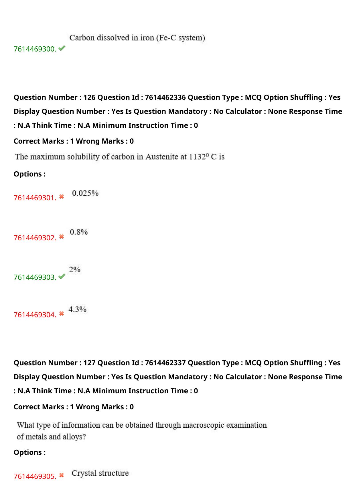 TS ECET 2024: MET – METALLURGICAL ENGINEERING Master Question Paper With Preliminary Key - Page 78