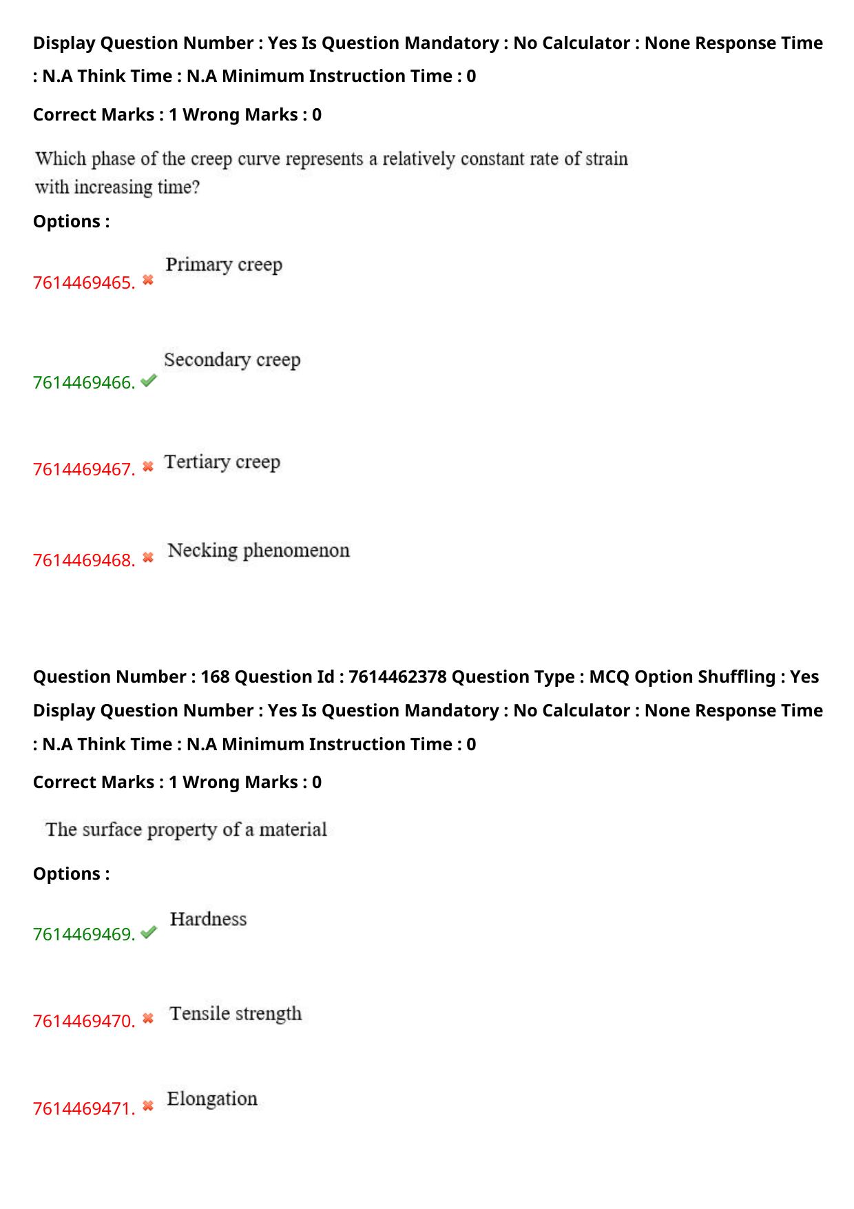 TS ECET 2024: MET – METALLURGICAL ENGINEERING Master Question Paper With Preliminary Key - Page 102