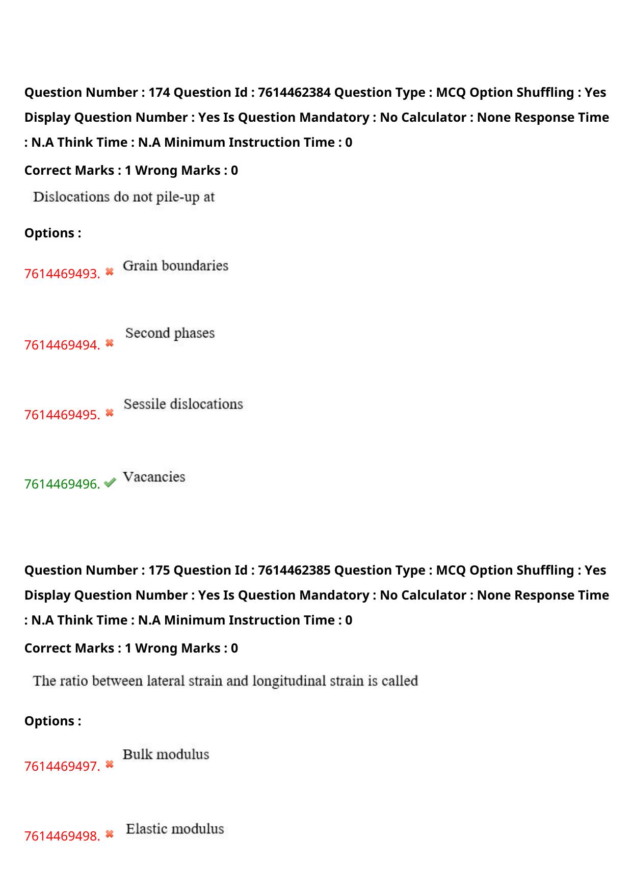 TS ECET 2024: MET – METALLURGICAL ENGINEERING Master Question Paper With Preliminary Key - Page 106