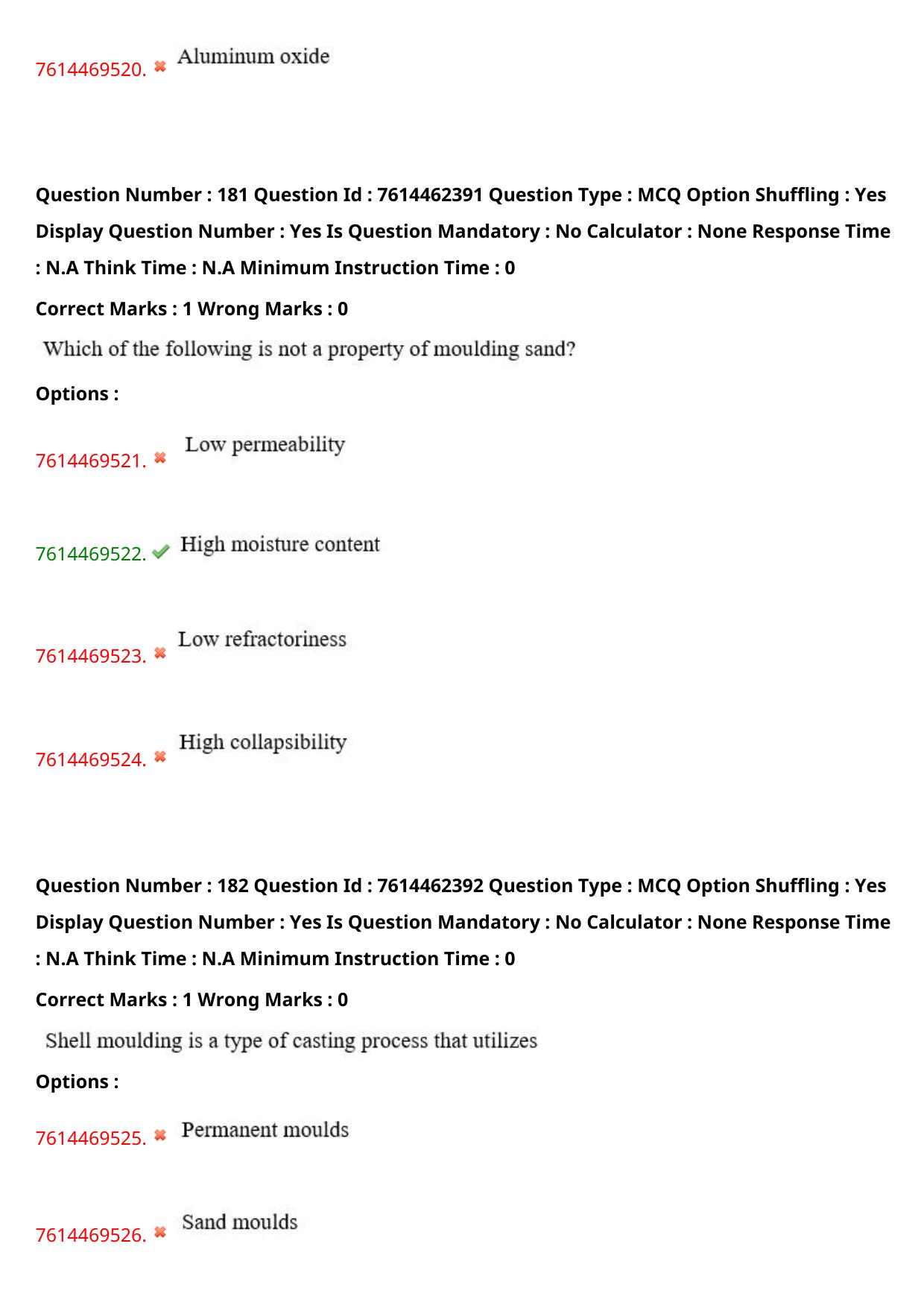 TS ECET 2024: MET – METALLURGICAL ENGINEERING Master Question Paper With Preliminary Key - Page 110