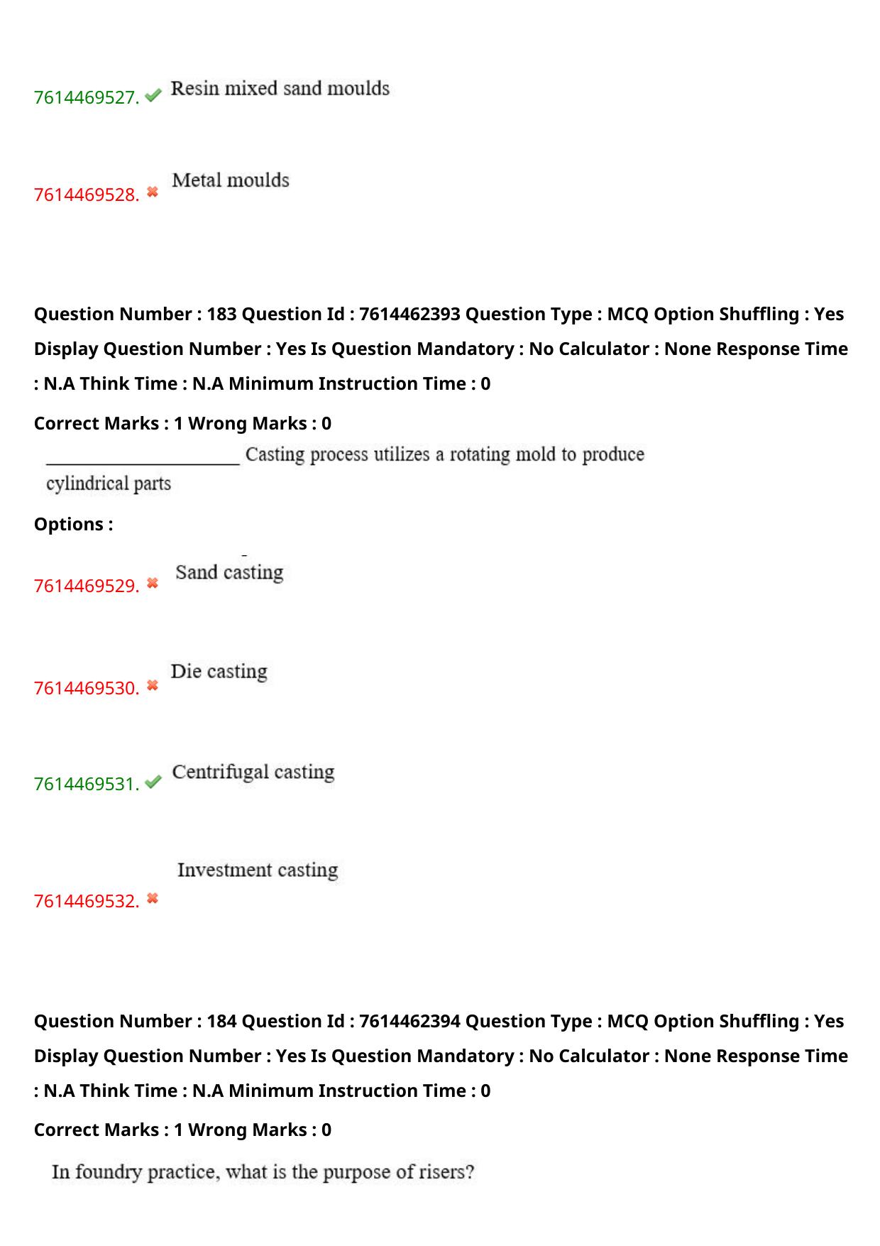 TS ECET 2024: MET – METALLURGICAL ENGINEERING Master Question Paper With Preliminary Key - Page 111