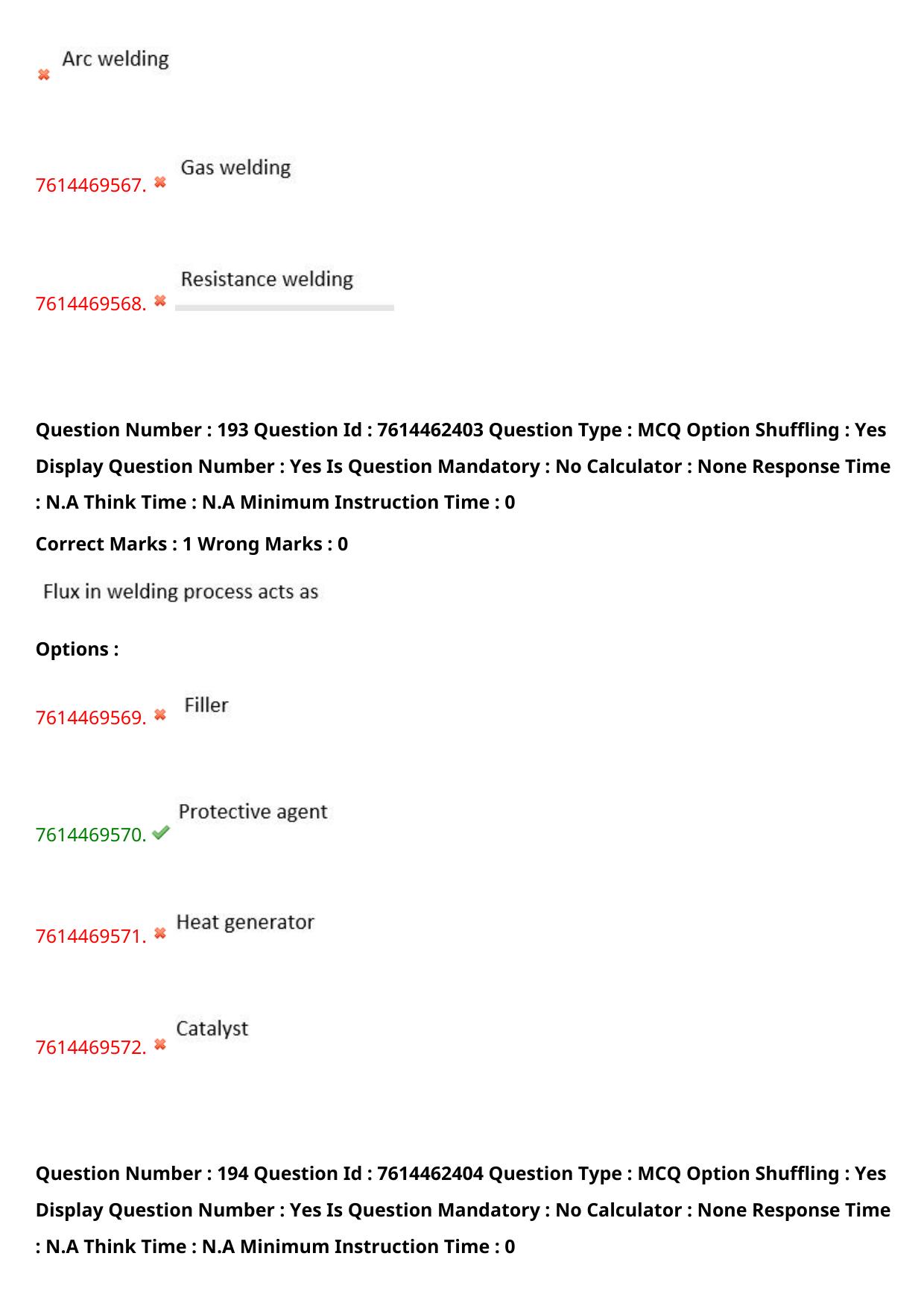TS ECET 2024: MET – METALLURGICAL ENGINEERING Master Question Paper With Preliminary Key - Page 117