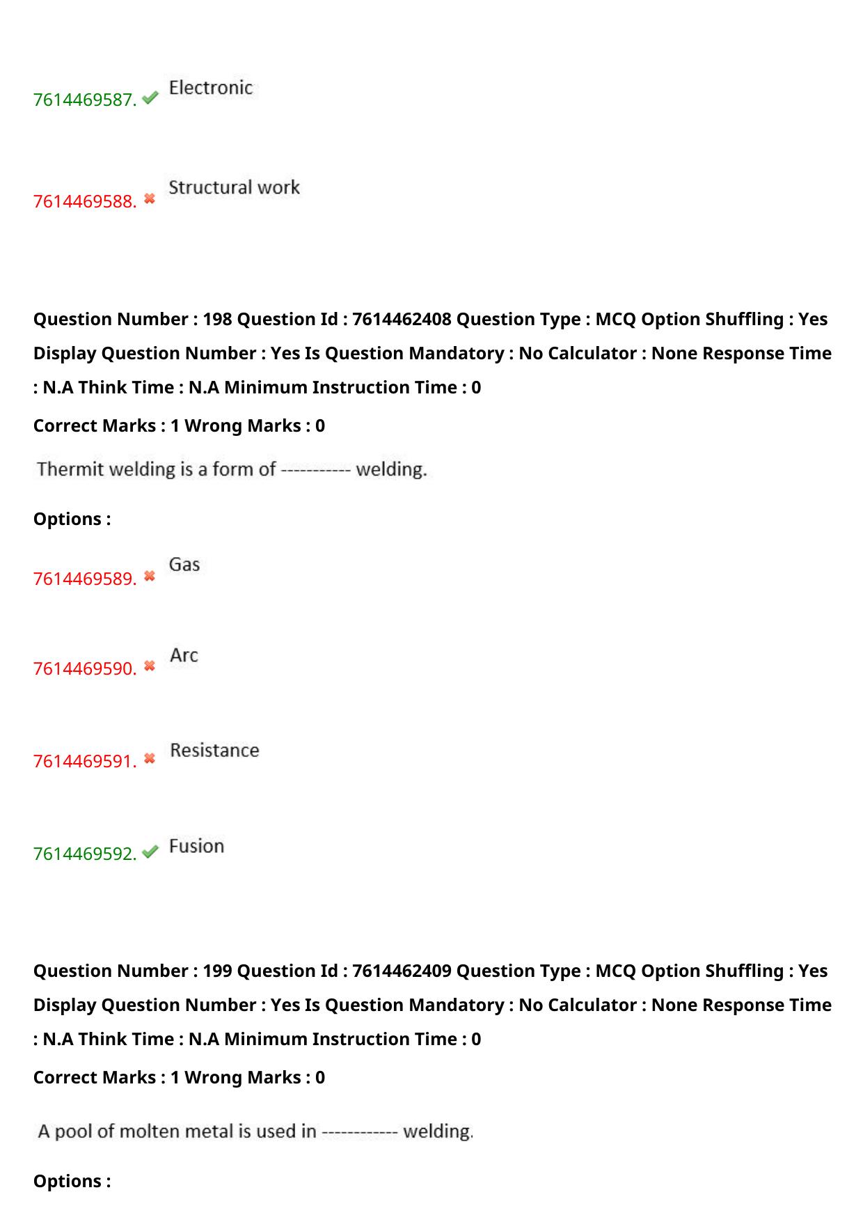 TS ECET 2024: MET – METALLURGICAL ENGINEERING Master Question Paper With Preliminary Key - Page 120
