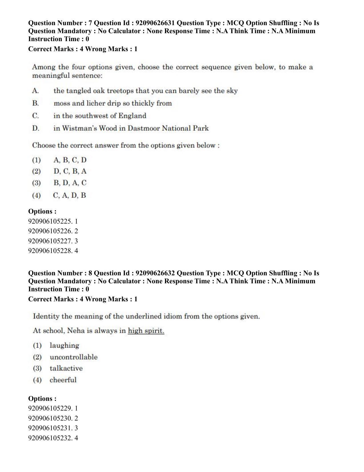 CUET PG 2023: HUQP02 – Anthropology (Eng) - Shift 2 (26-06-2023) Question Paper - Page 9
