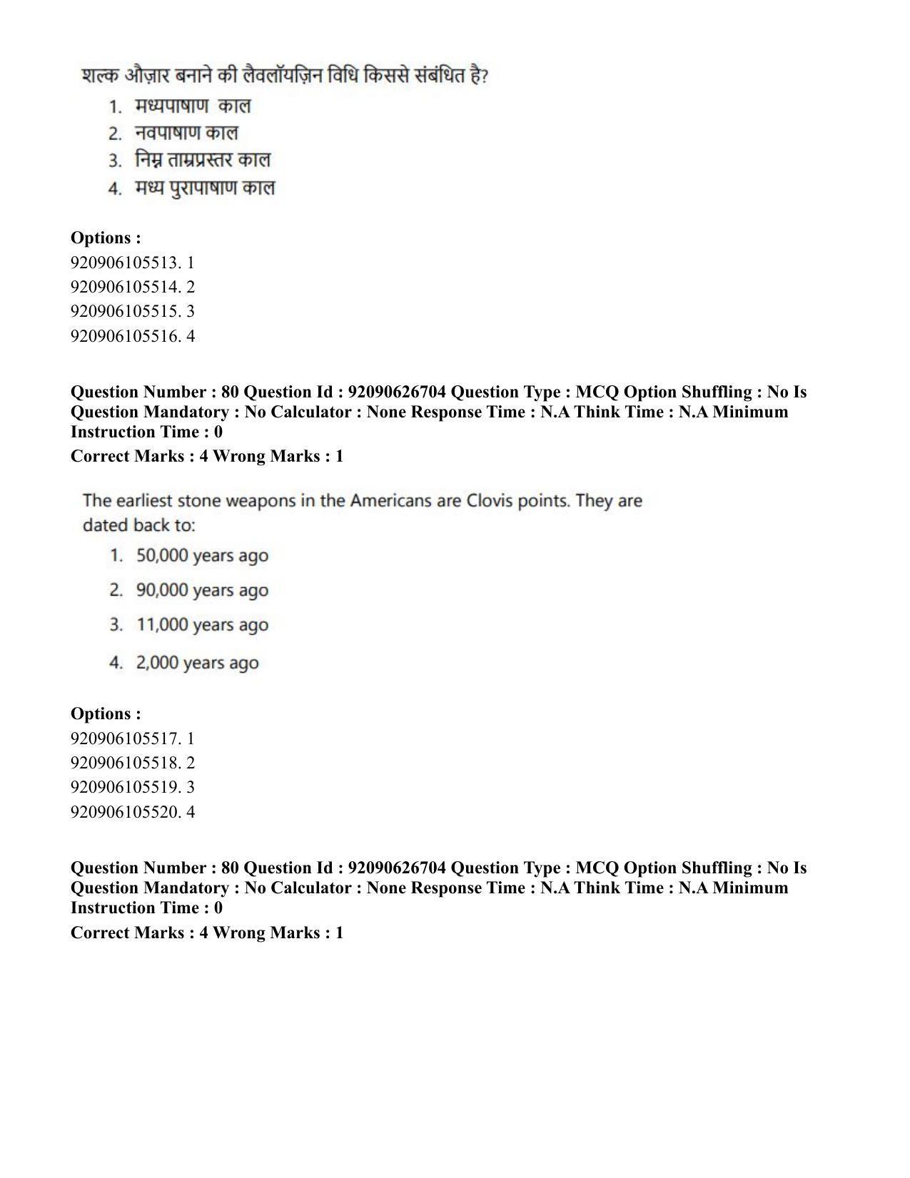 CUET PG 2023: HUQP02 – Anthropology (Eng) - Shift 2 (26-06-2023) Question Paper - Page 81
