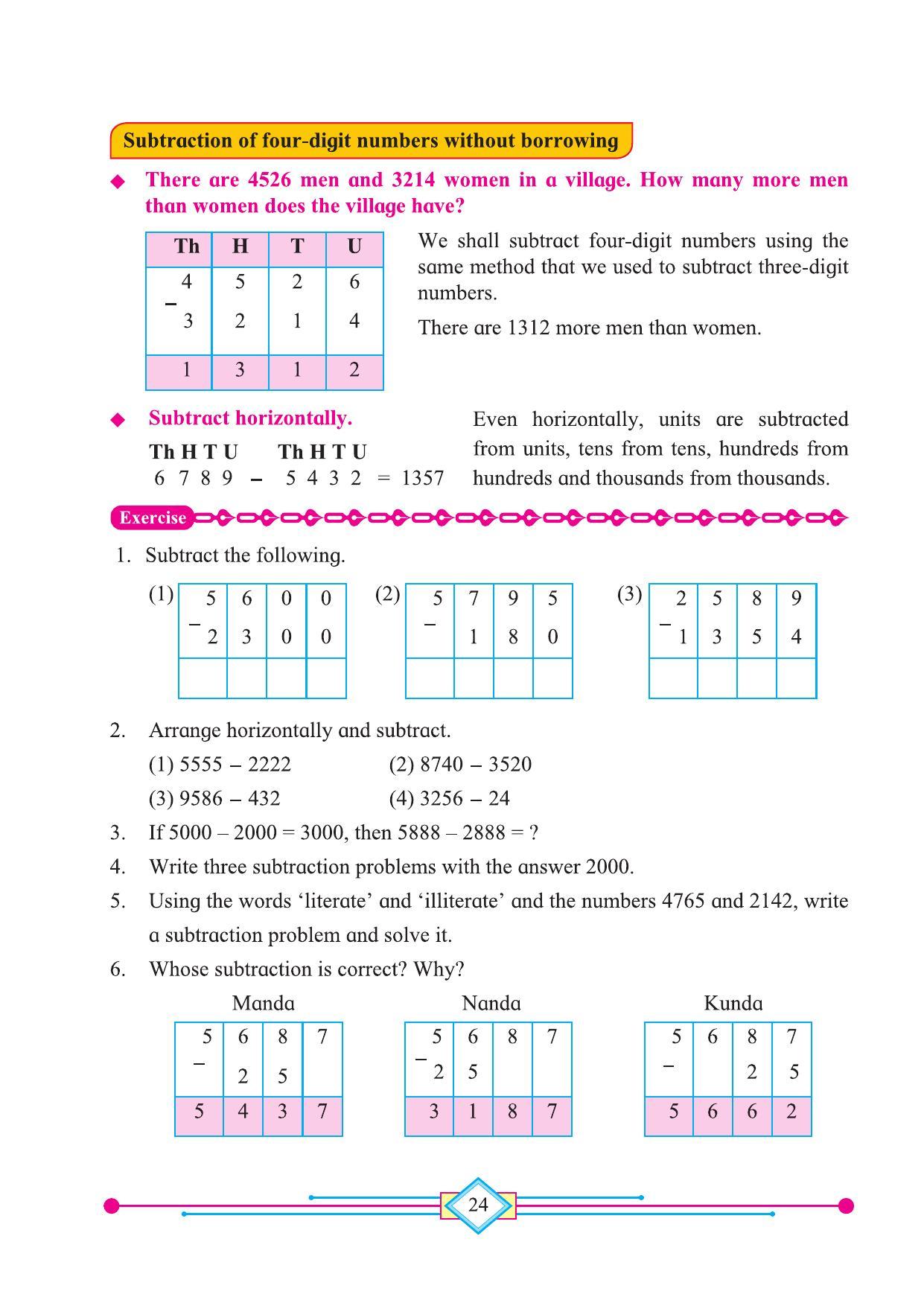 Maharashtra Board Class 4 Maths (English Medium) Textbook - Page 34