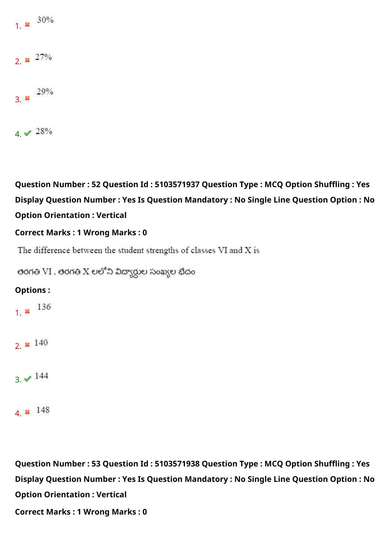 AP ICET 2020 - Shift 3 Question Paper With Preliminary Keys - Page 36