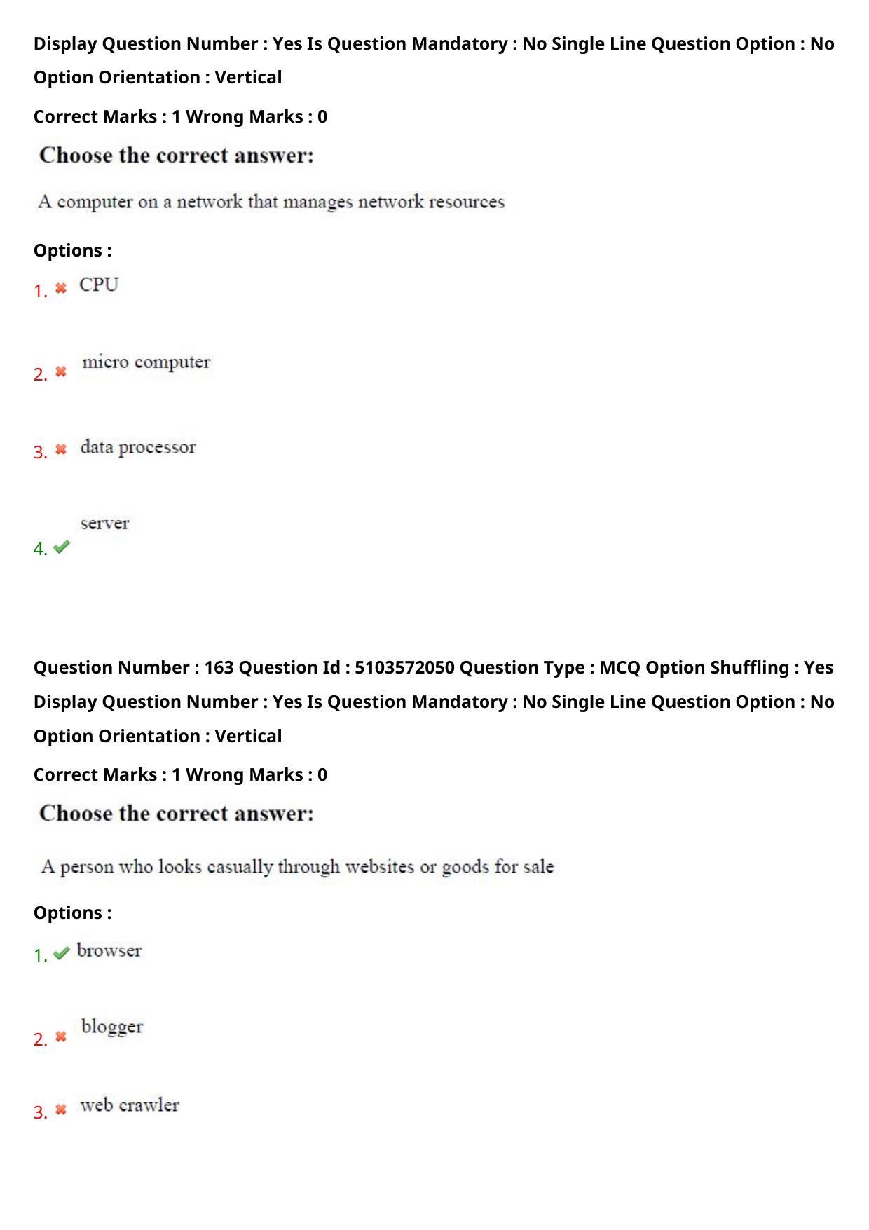 AP ICET 2020 - Shift 3 Question Paper With Preliminary Keys - Page 115