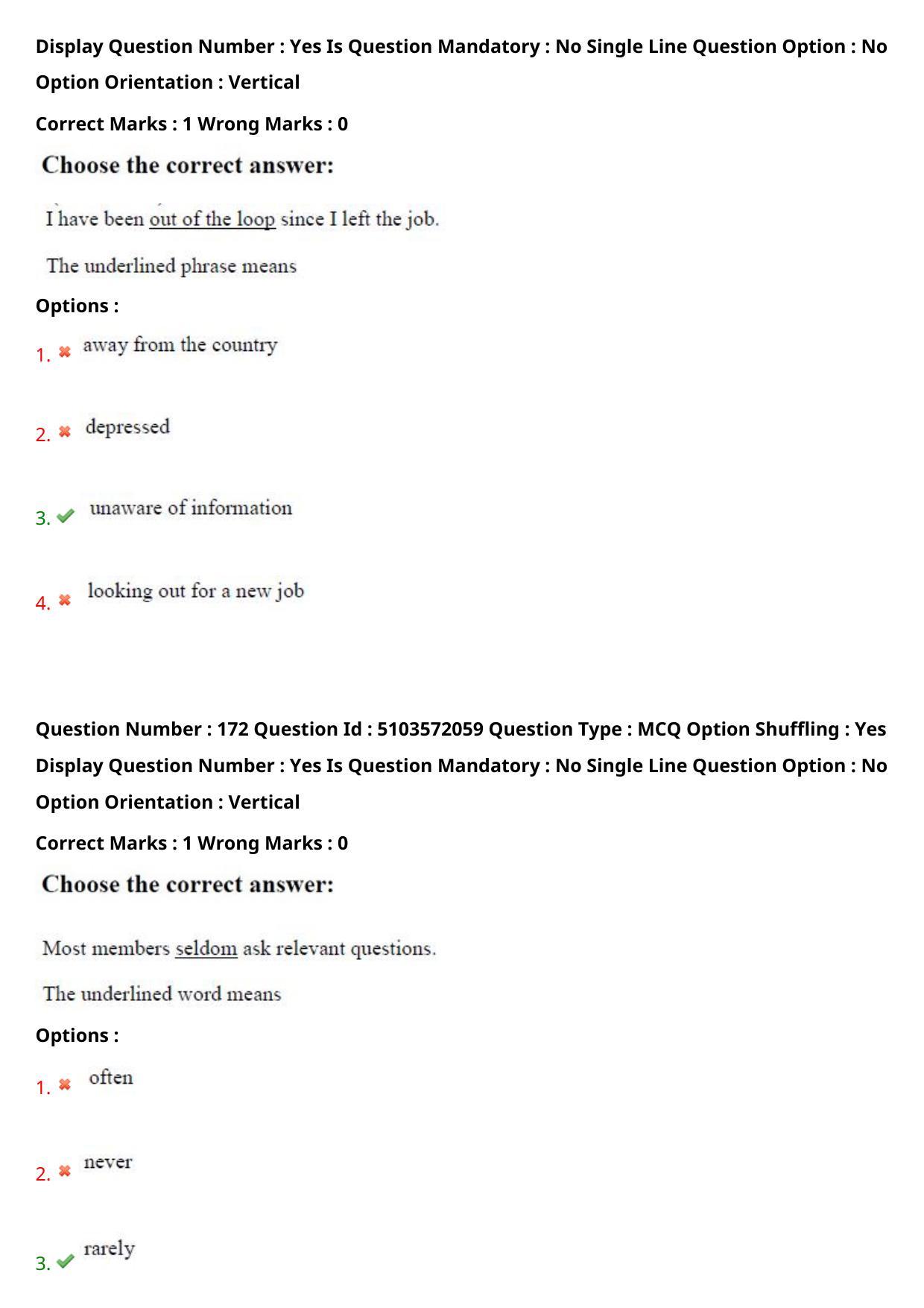 AP ICET 2020 - Shift 3 Question Paper With Preliminary Keys - Page 120