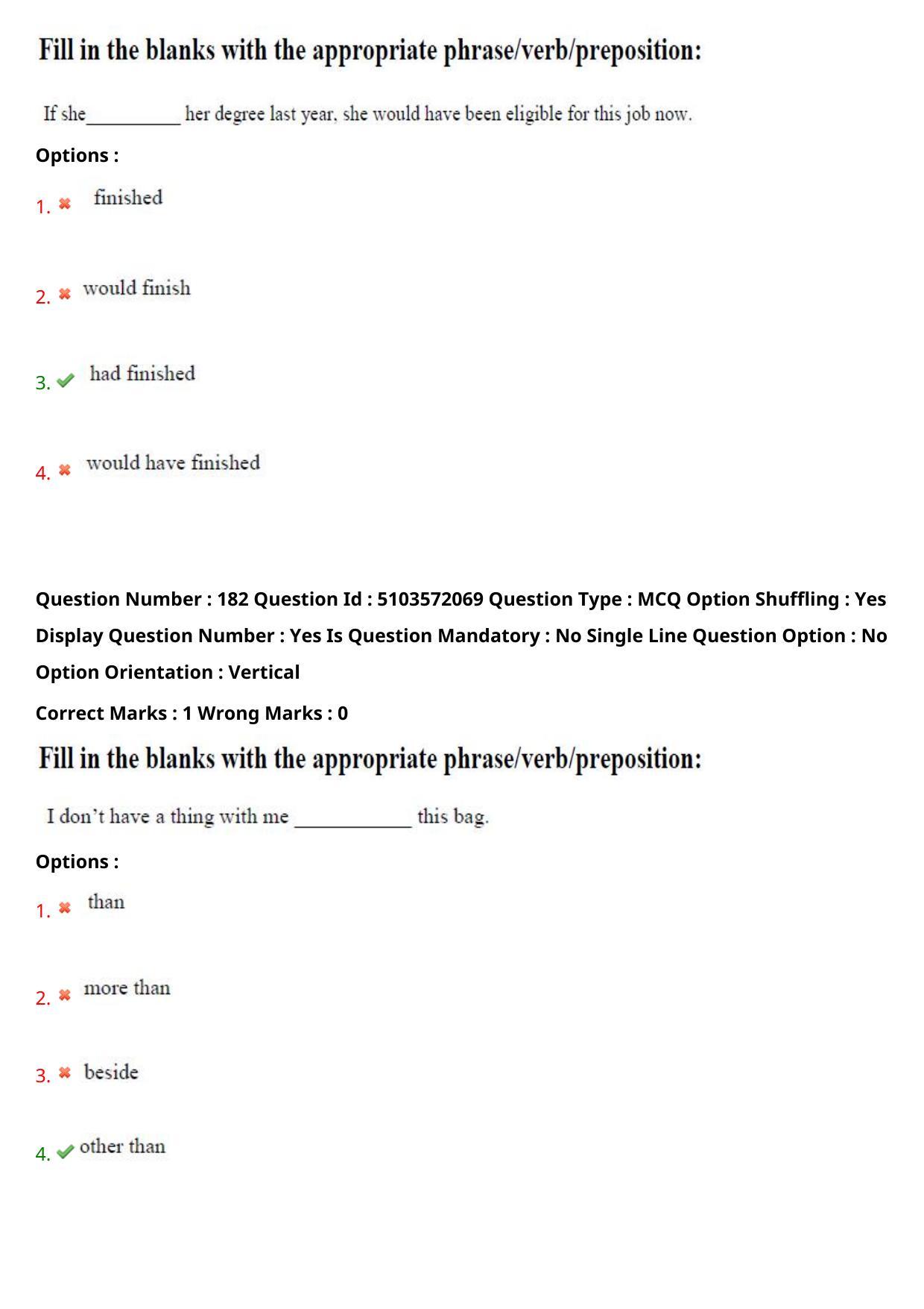 AP ICET 2020 - Shift 3 Question Paper With Preliminary Keys - Page 126