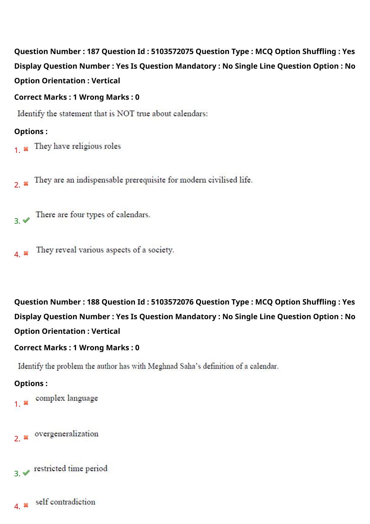 AP ICET 2020 - Shift 3 Question Paper With Preliminary Keys - Page 130