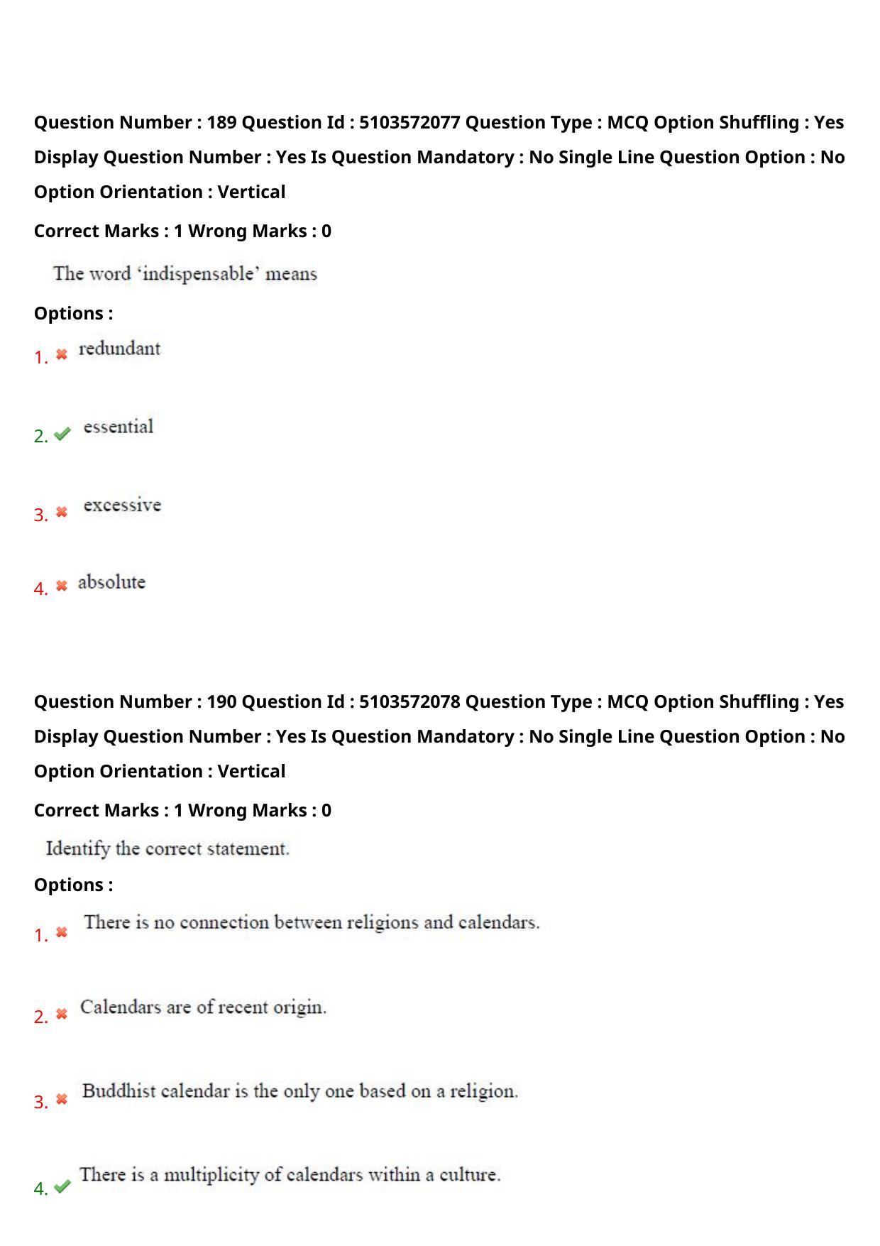 AP ICET 2020 - Shift 3 Question Paper With Preliminary Keys - Page 131