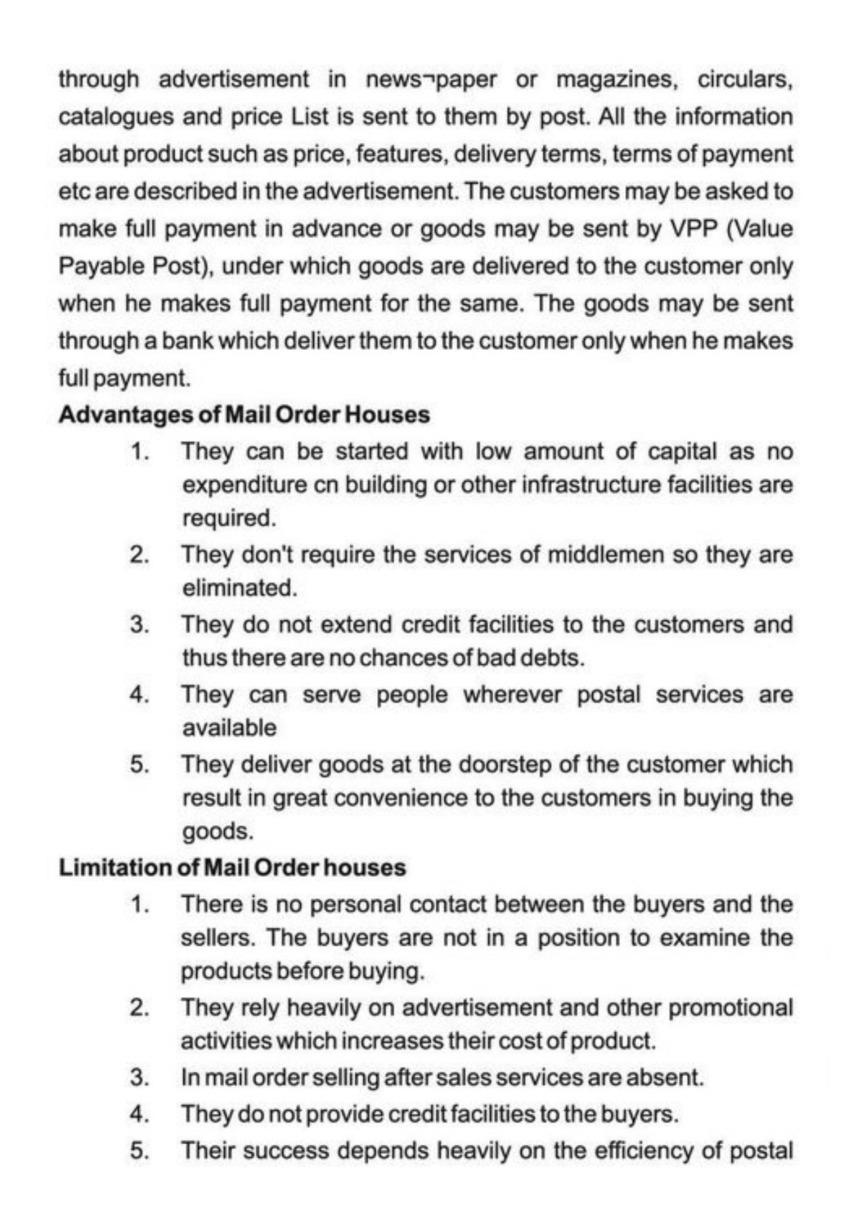 Class 11 Notes, Question & Practice Paper - Business Studies (Topic 9 : Internal Trade) - Page 13