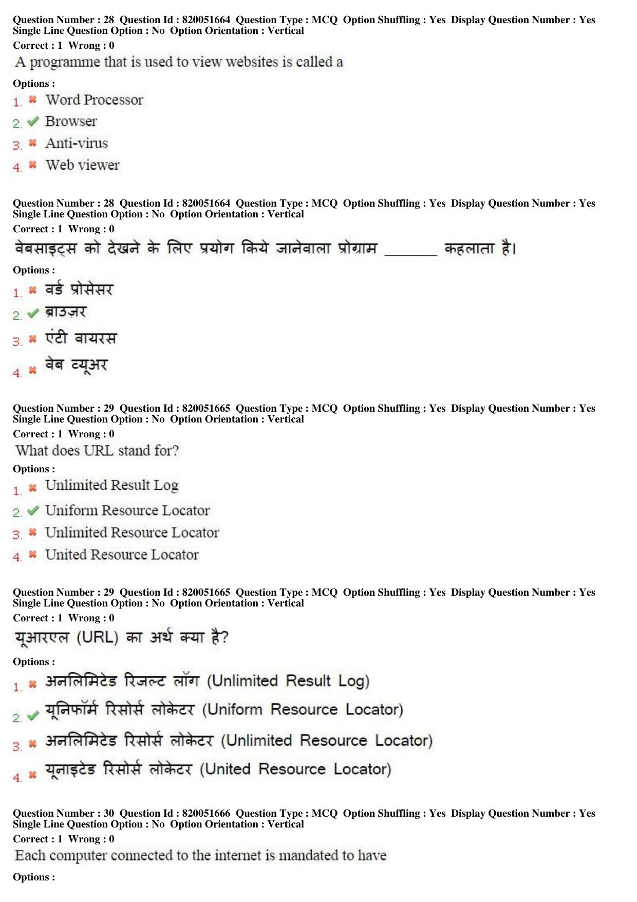 MP CPCT 17th Jan 2016 CPCT Question Paper Shift 2 - Page 15