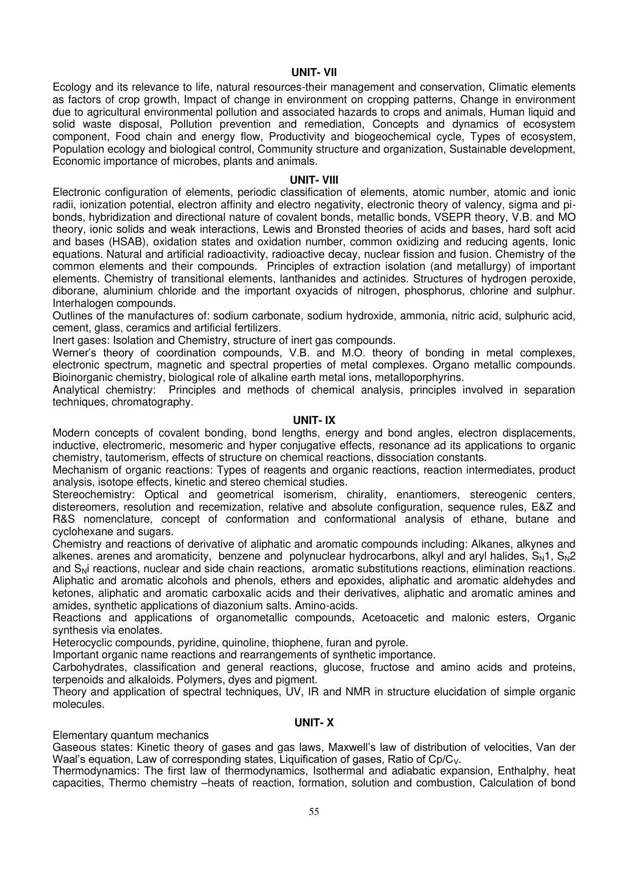 GBPUAT Entrance Exam Prospectus 2023 - Page 55