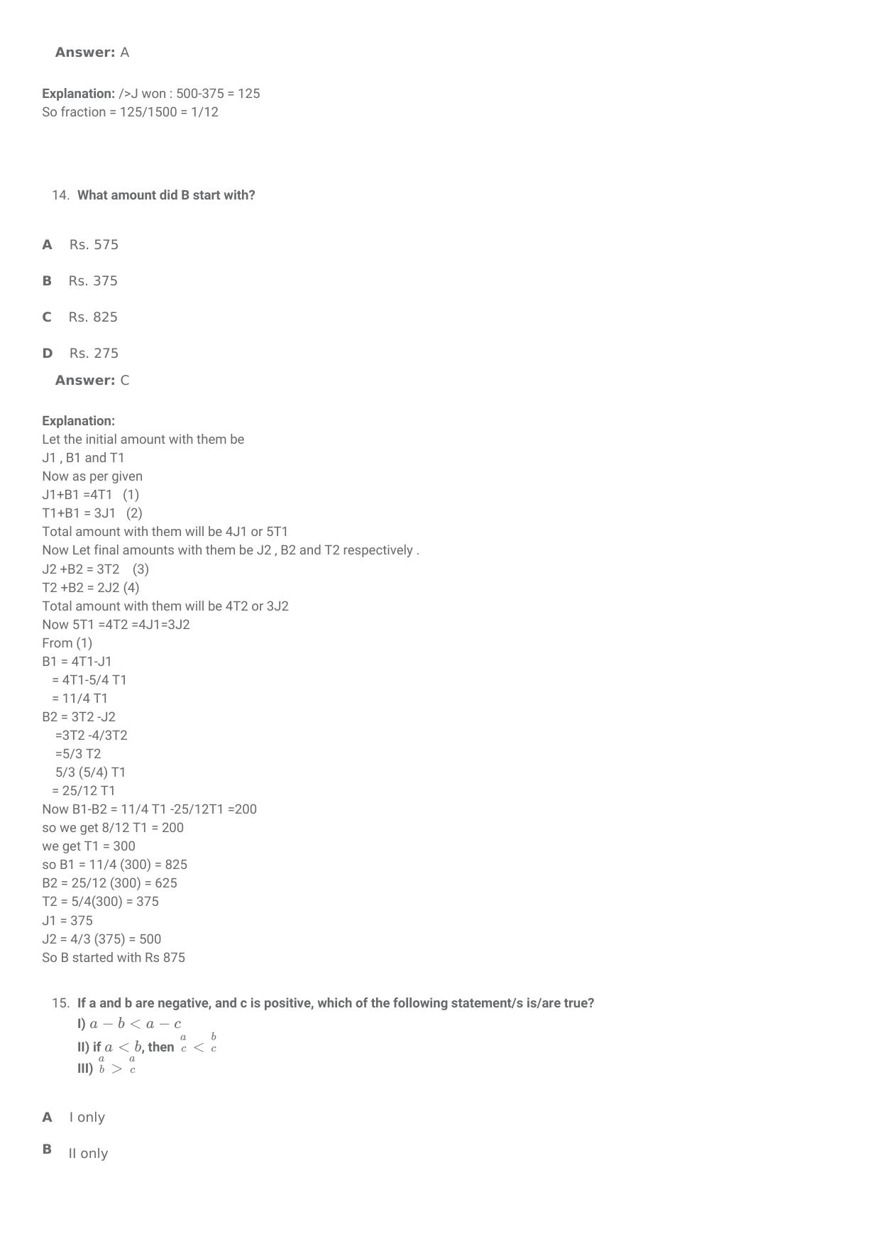 SNAP 2009 Question Paper with Solution - Page 6