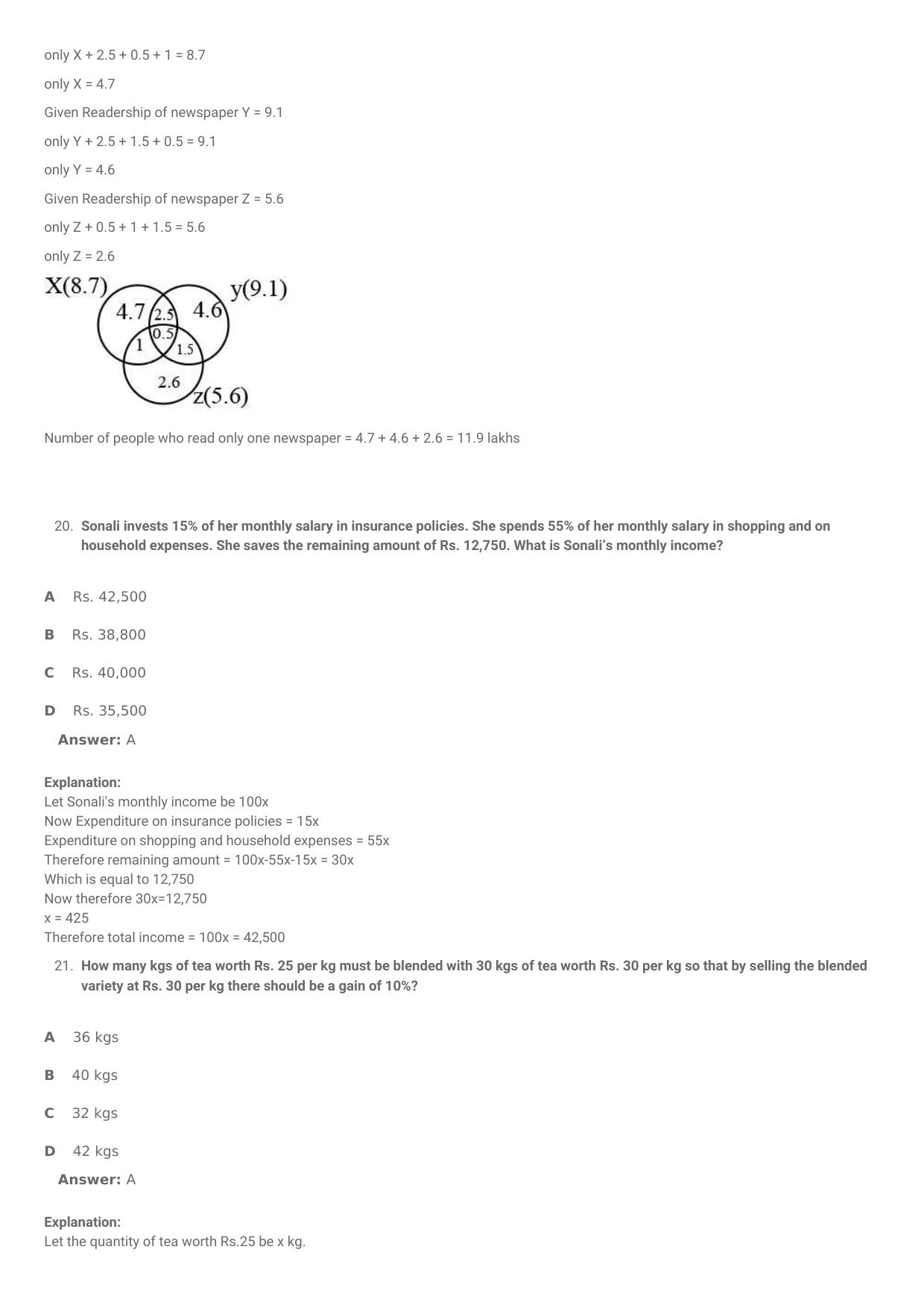 SNAP 2009 Question Paper with Solution - Page 9
