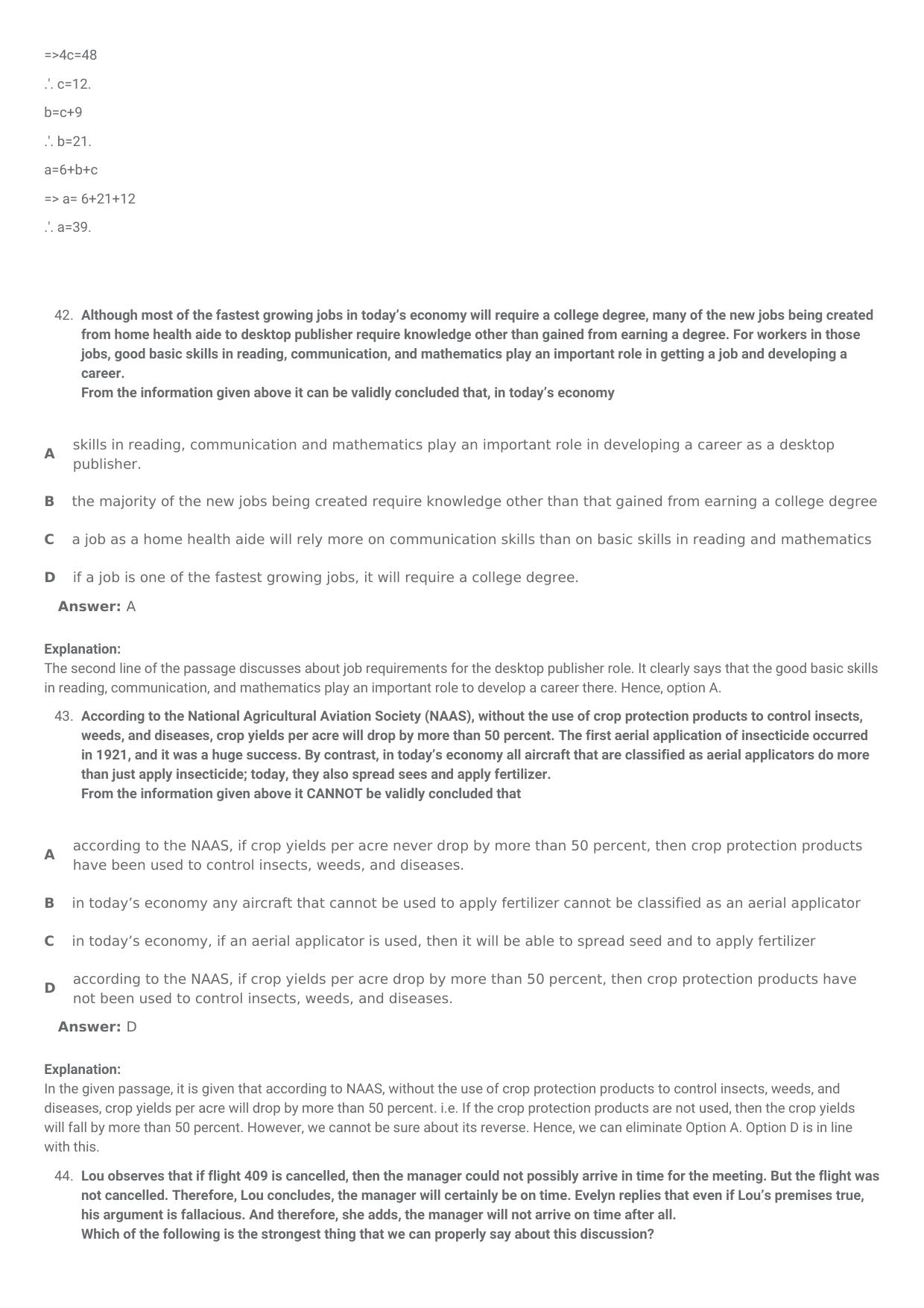 SNAP 2009 Question Paper with Solution - Page 19