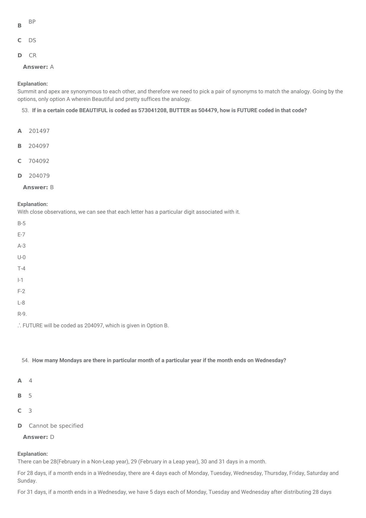 SNAP 2009 Question Paper with Solution - Page 23